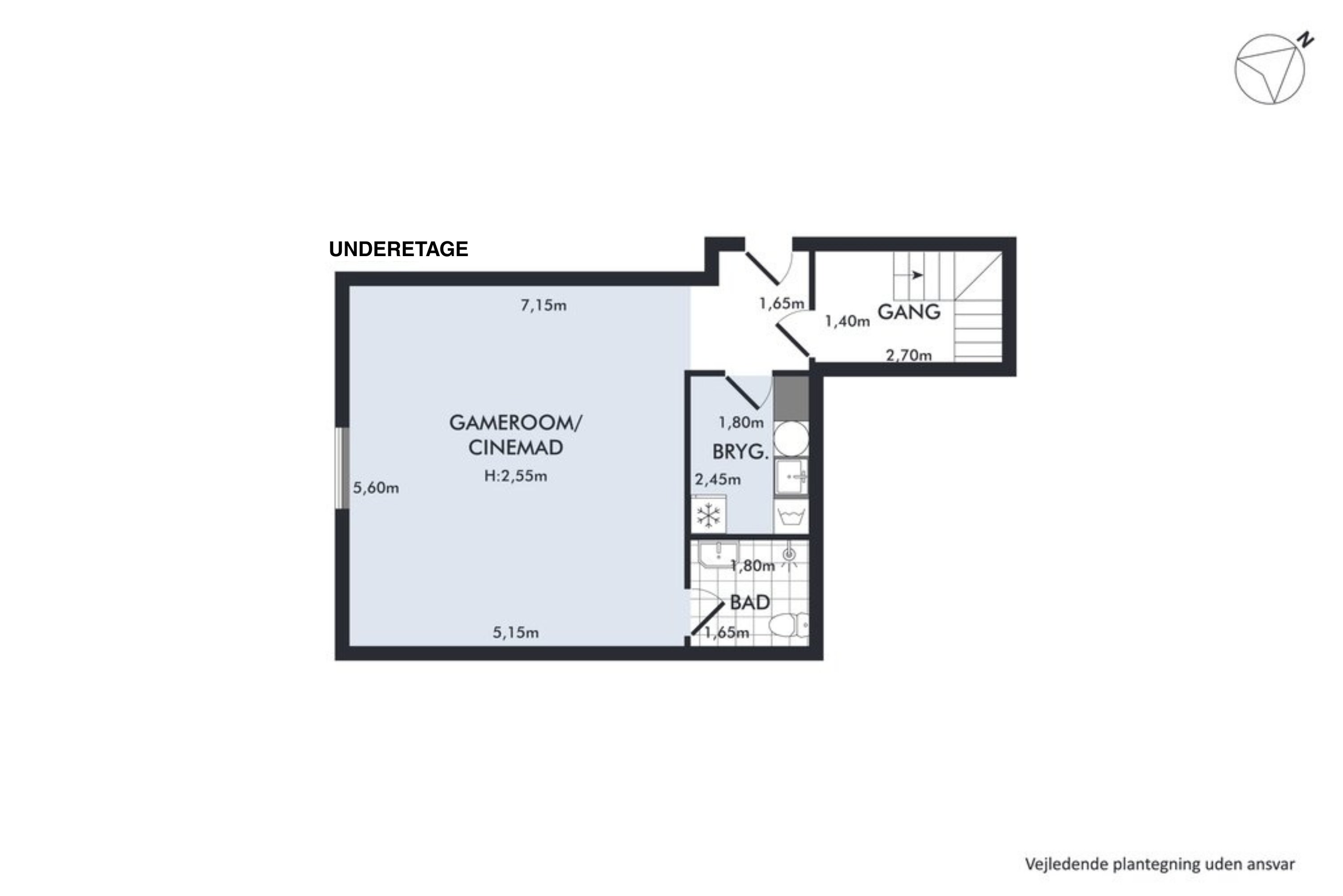 Plantegninger billede af Klerkegade 2E, MEZZ., 1308 København K