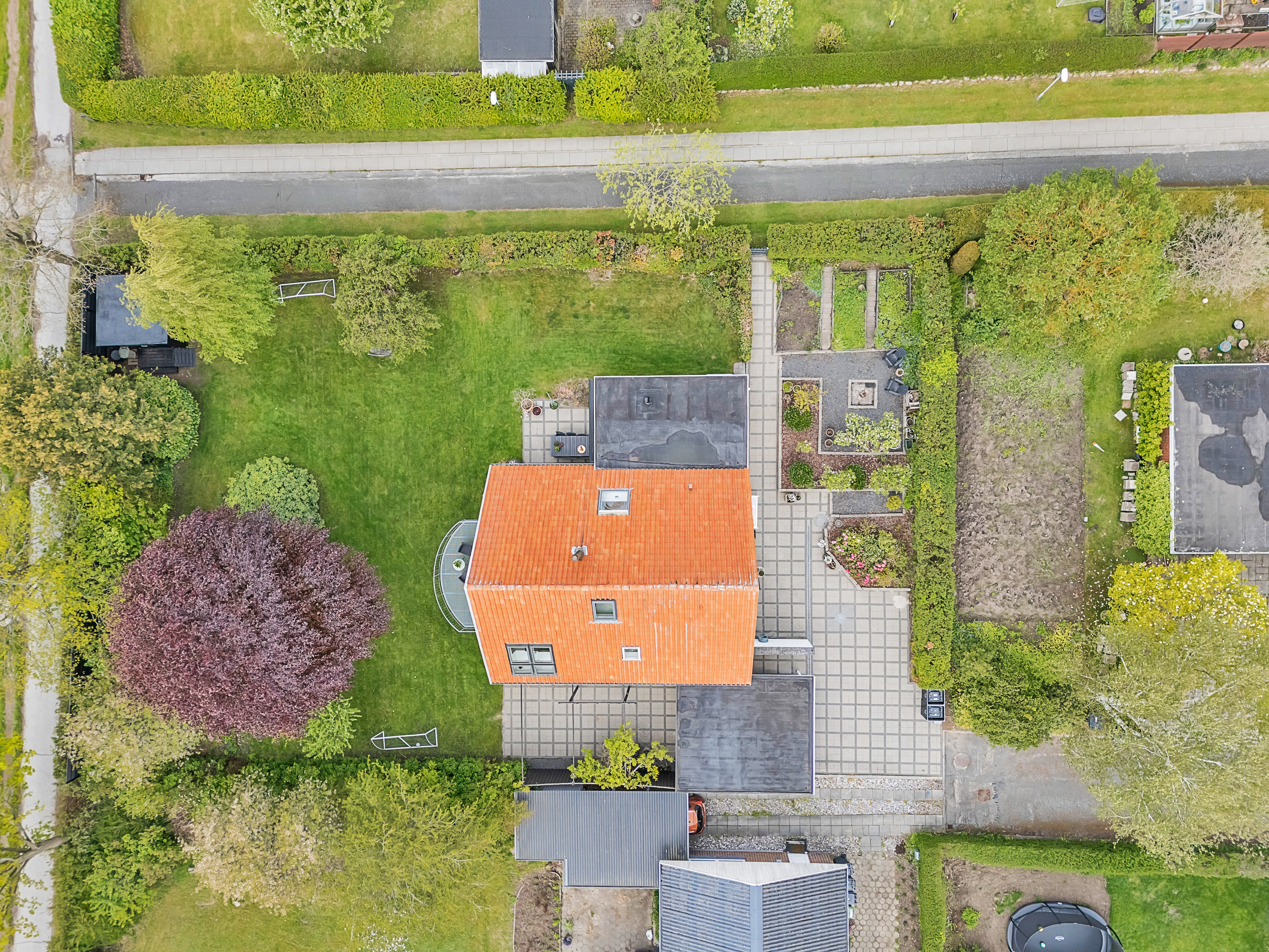 Fremhævet luftfoto billede i fuldskærmstilstand. Billede af Skæring Havvej 85, 8250 Egå