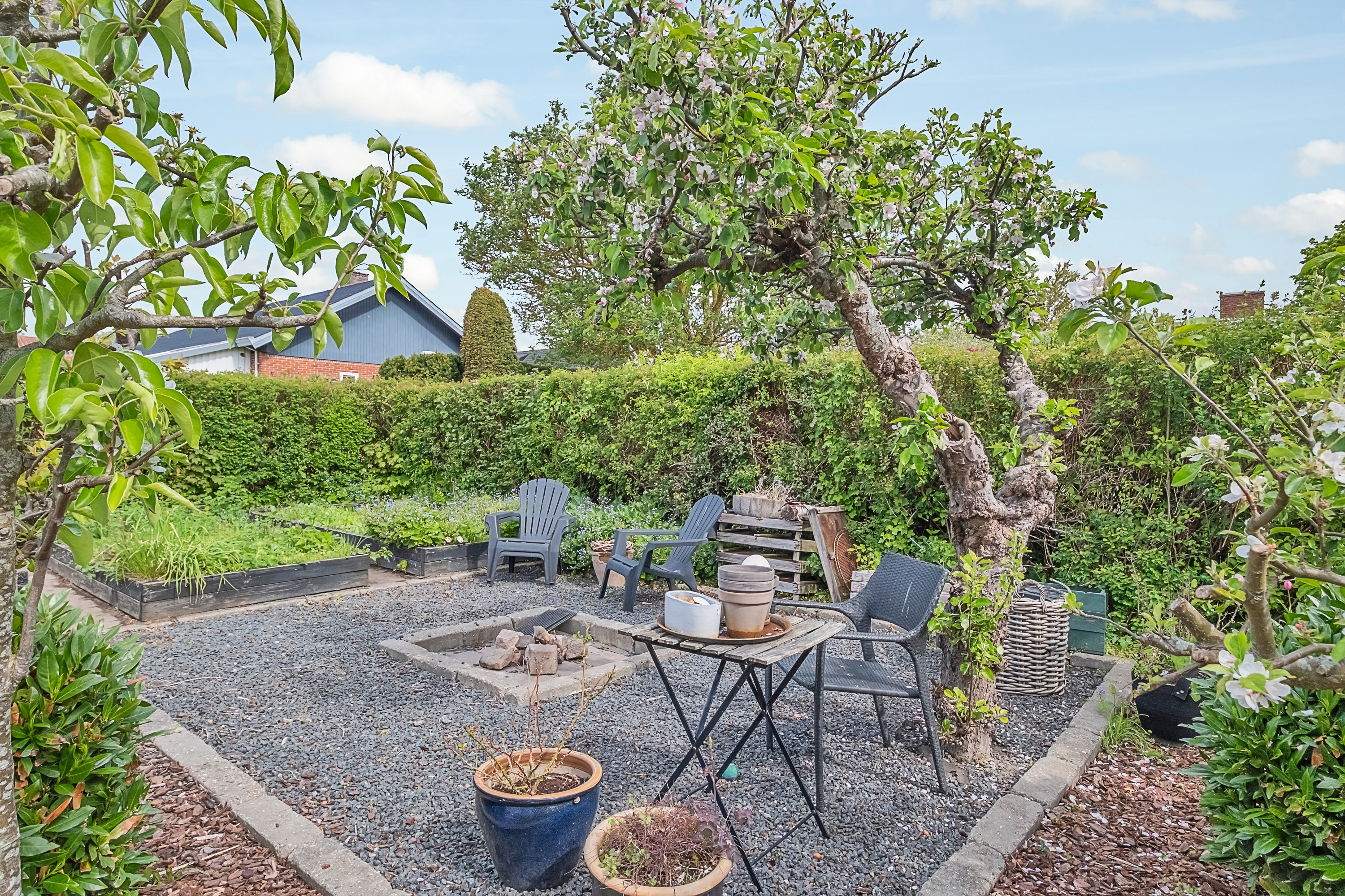 Fremhævet terrasse billede i fuldskærmstilstand. Billede af Skæring Havvej 85, 8250 Egå
