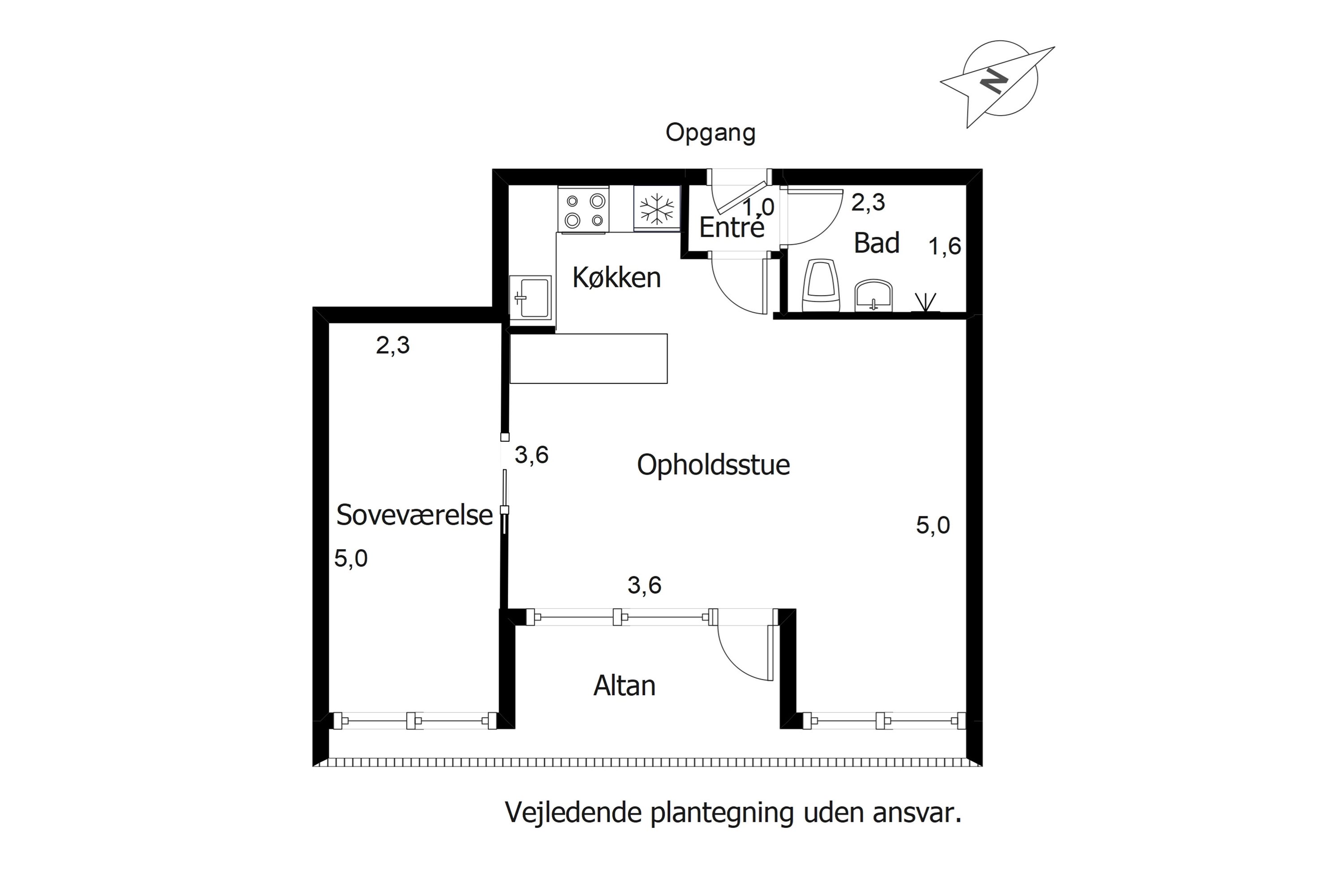 Plantegninger billede af Granly Alle 5E, 3. mf., 6710 Esbjerg V