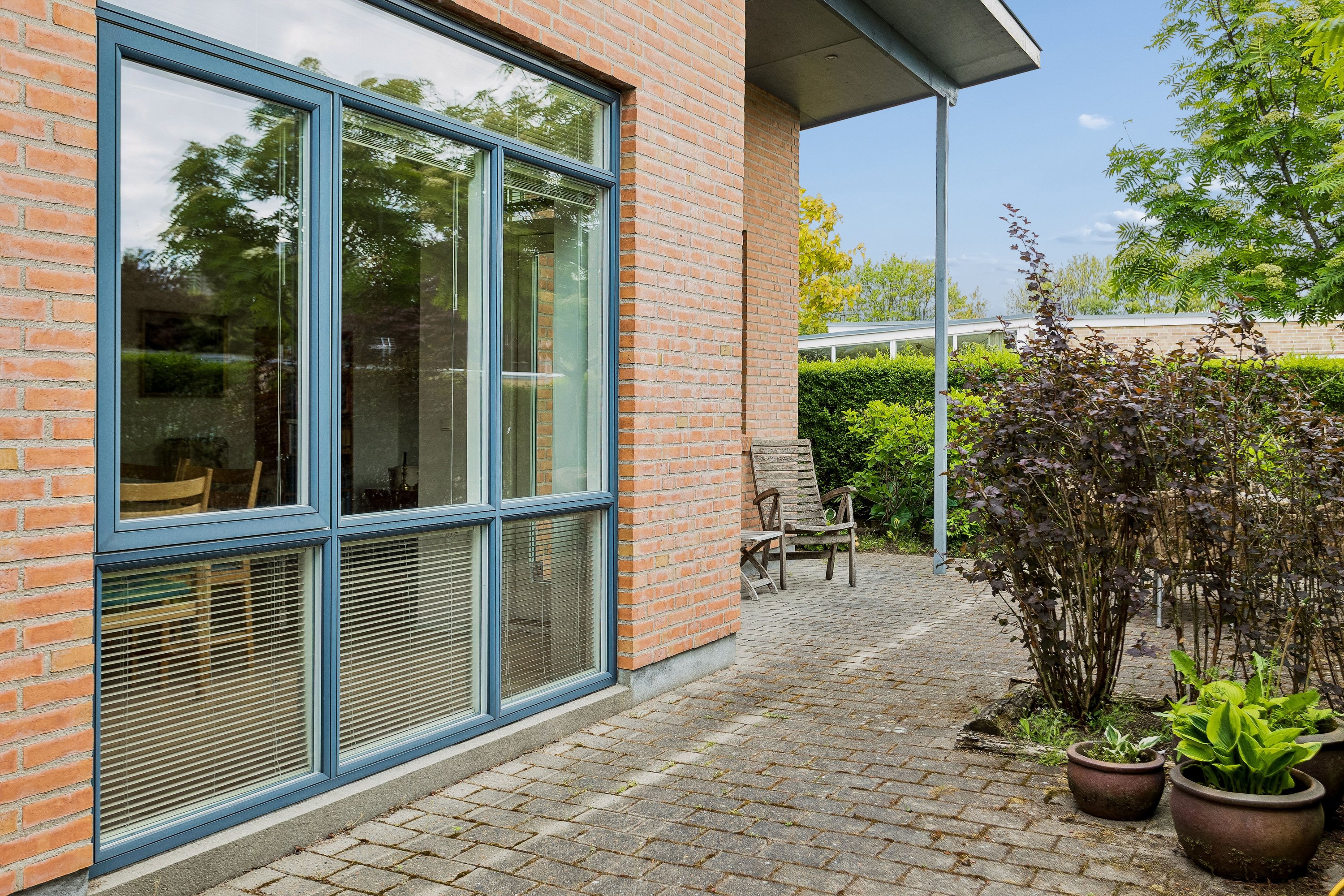 Fremhævet terrasse billede i fuldskærmstilstand. Billede af Gl Struervej 32B, 7500 Holstebro