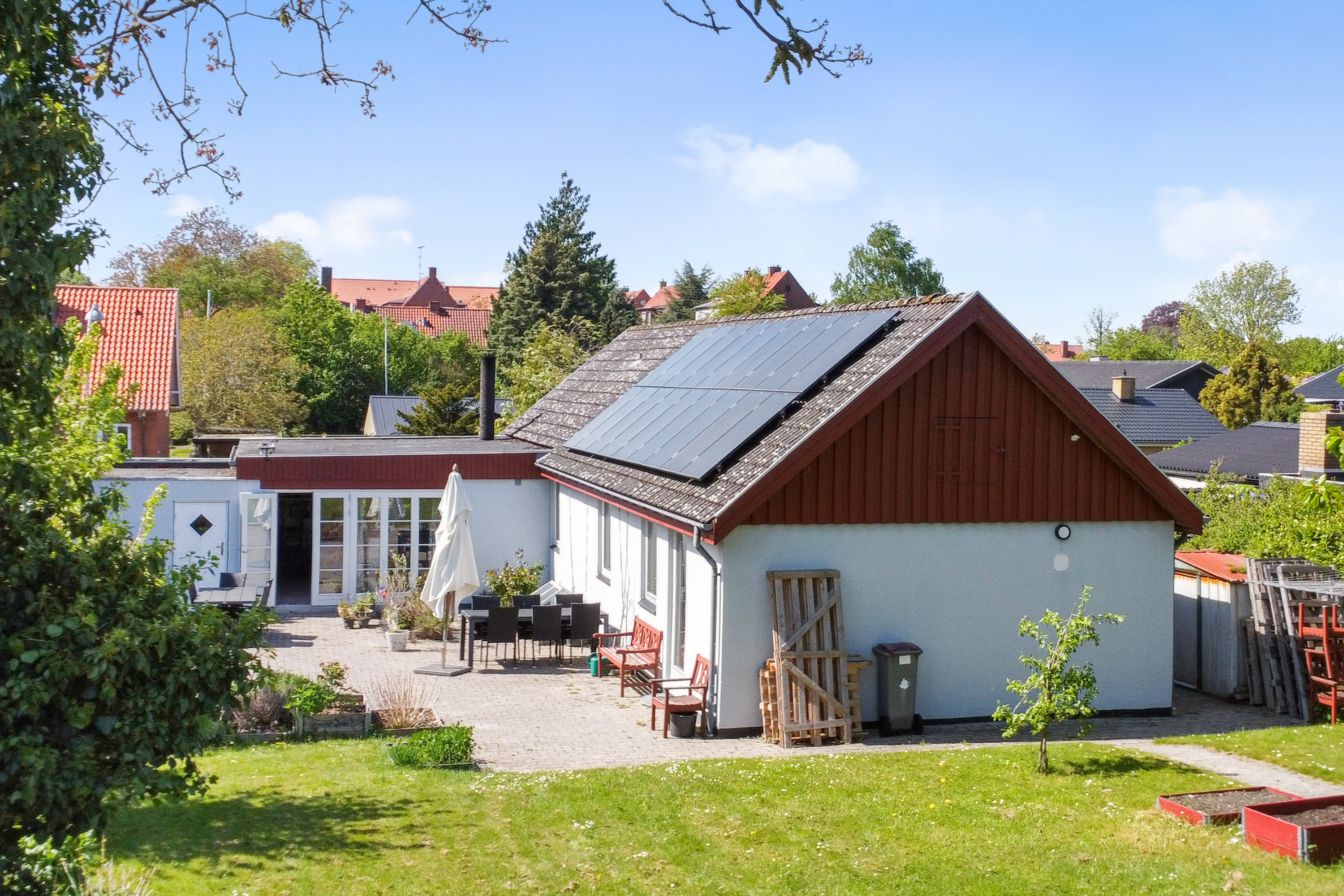 Villa: Facade på Lerbjergvej 9, 2750 Ballerup
