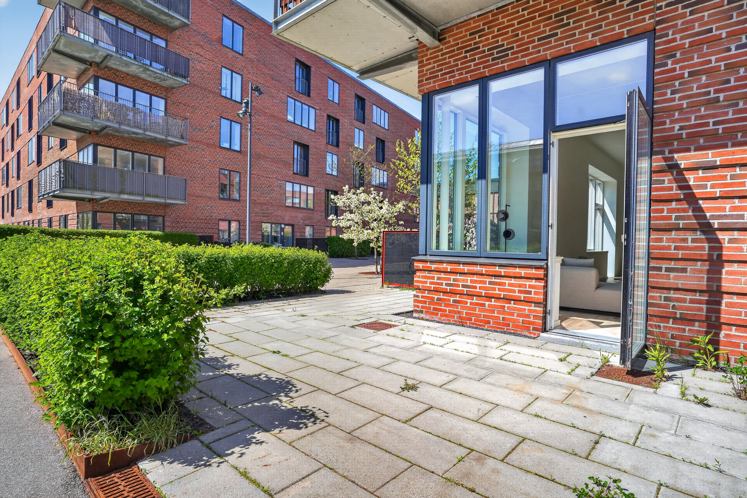 Fremhævet terrasse billede i fuldskærmstilstand. Billede af Valby Maskinfabriksvej 5, st.. tv., 2500 Valby