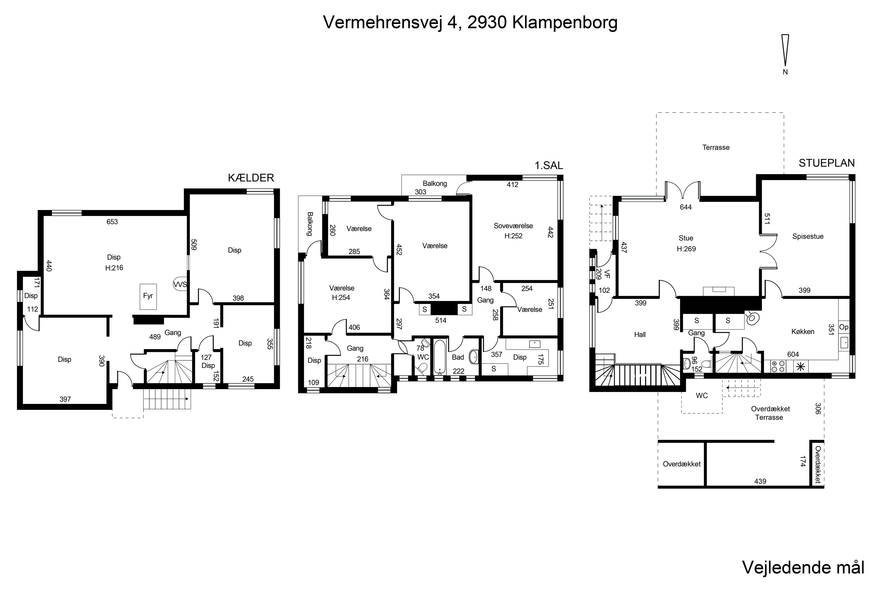 Plantegninger billede af Vermehrensvej 4, 2930 Klampenborg