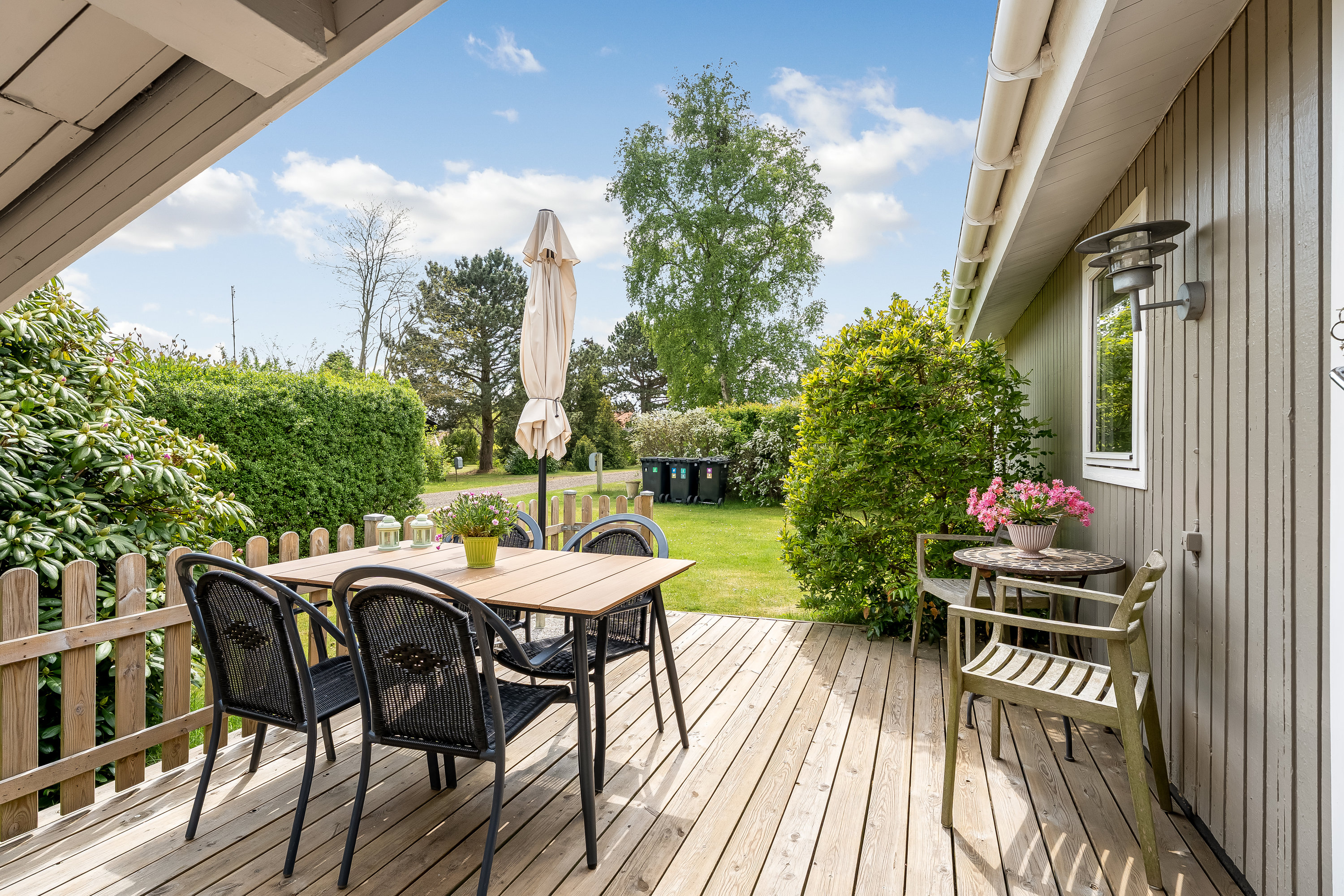 Fremhævet terrasse billede i fuldskærmstilstand. Billede af Hjejlevej 5, 4873 Væggerløse