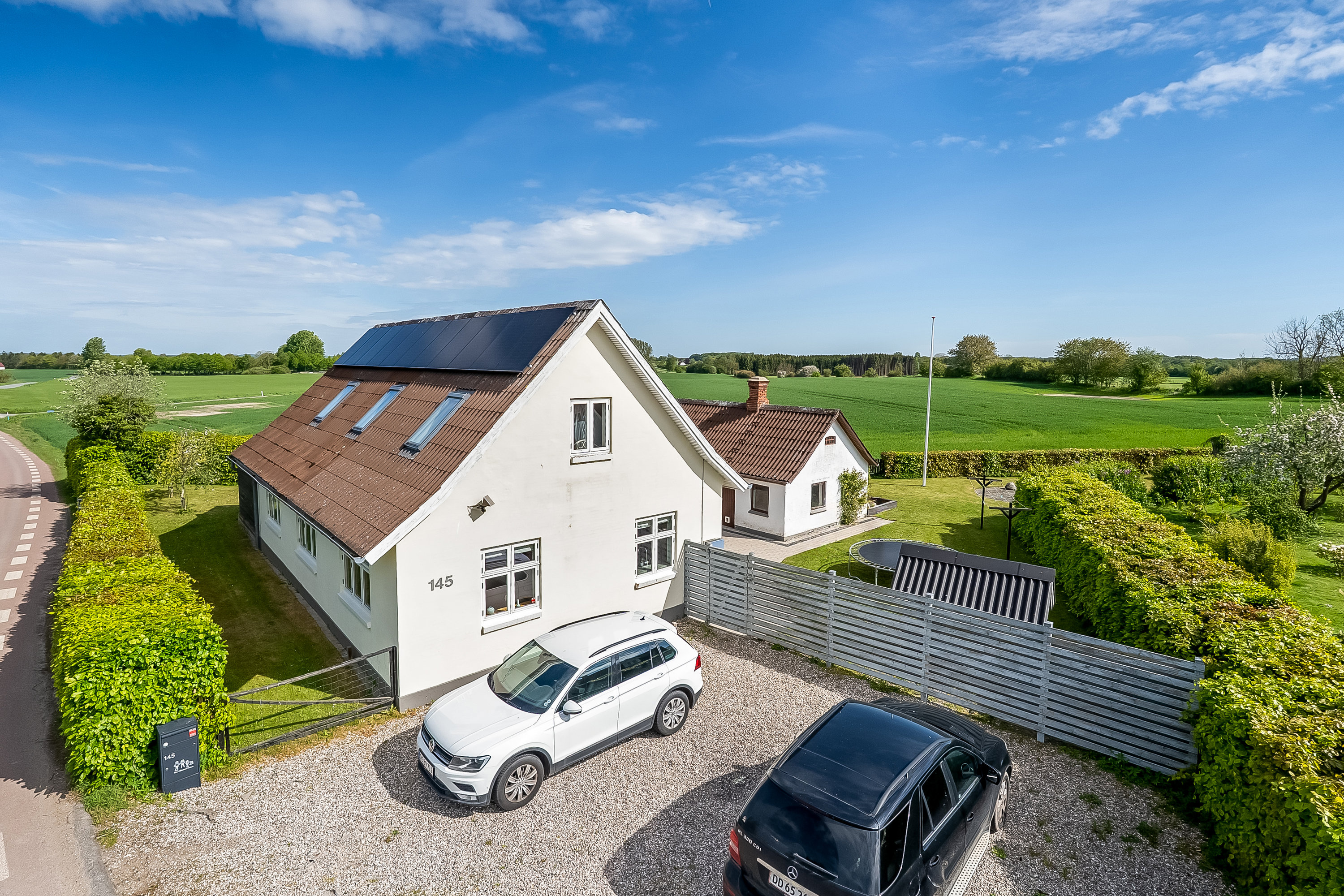 Villa: Mastefoto på Mølleskovvej 145, Allindelille, 4370 Store Merløse