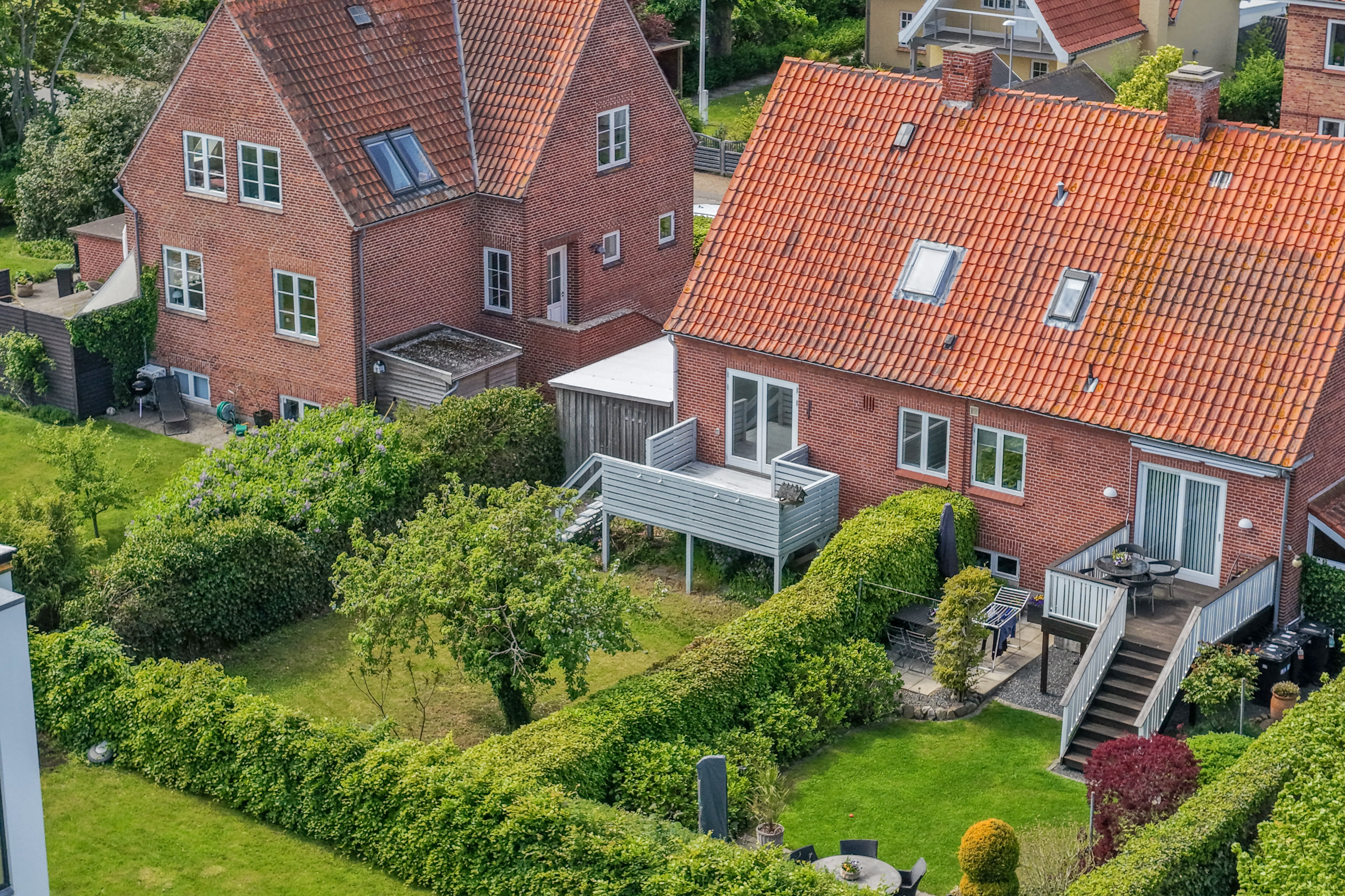 Fremhævet luftfoto billede i fuldskærmstilstand. Billede af Fribertsvej 8, 5300 Kerteminde