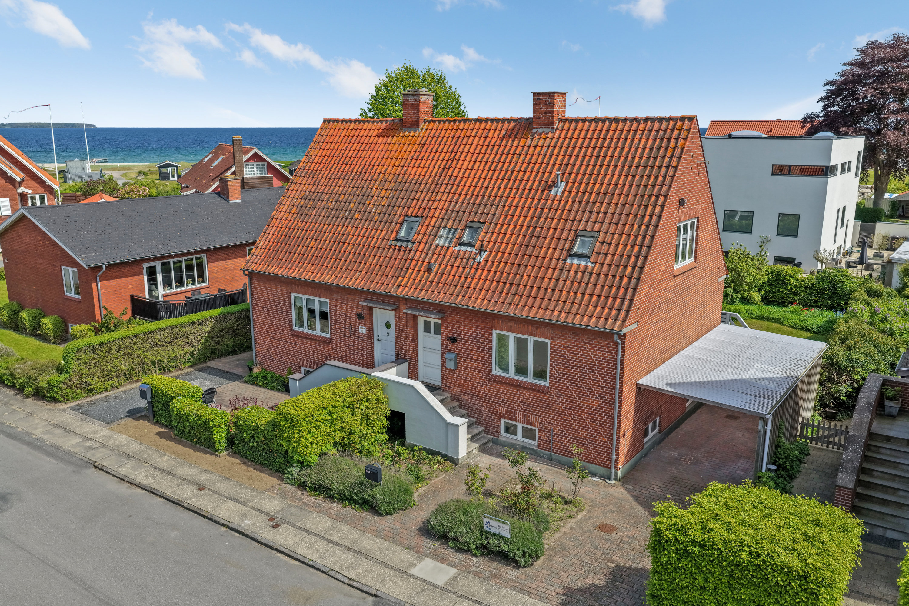 Miniaturebillede 2: luftfoto. Billede af Fribertsvej 8, 5300 Kerteminde