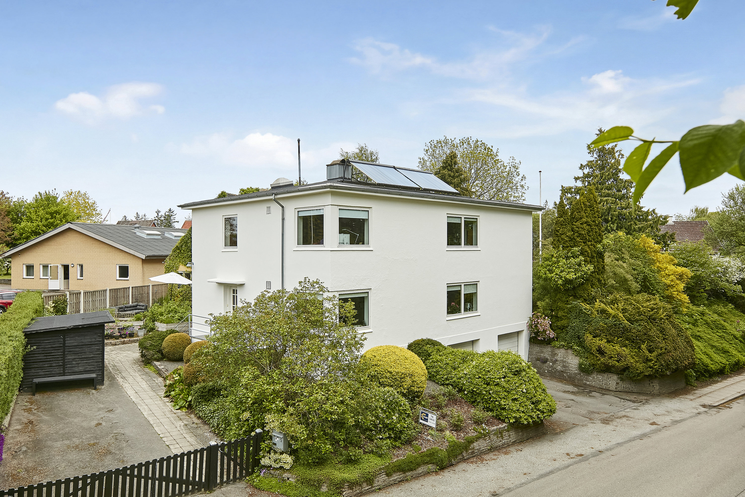 Fremhævet facade billede i fuldskærmstilstand. Billede af Tremhøjvej 5, Tvingstrup, 8700 Horsens