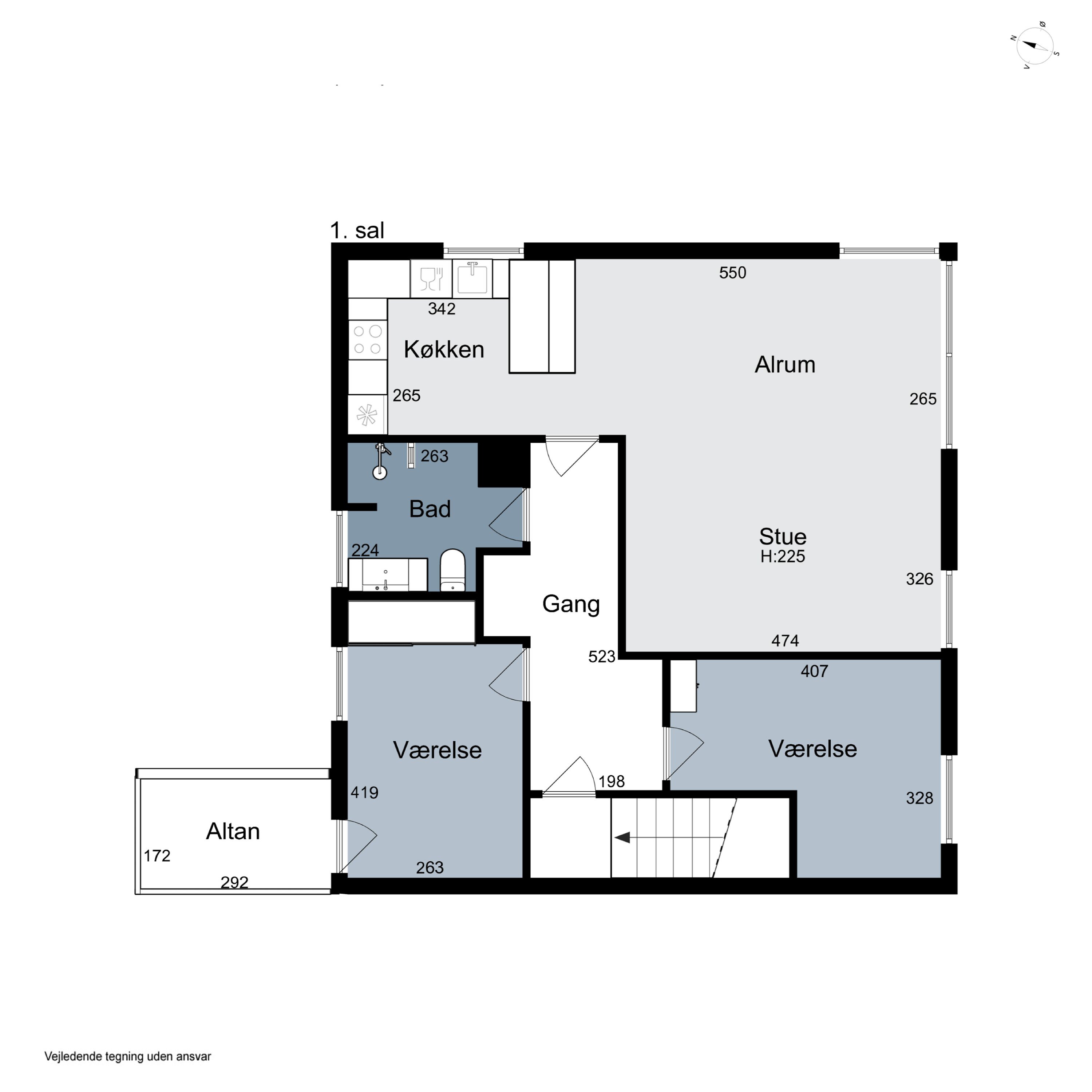 Plantegninger billede af Vestervigvej 81, 7755 Bedsted Thy