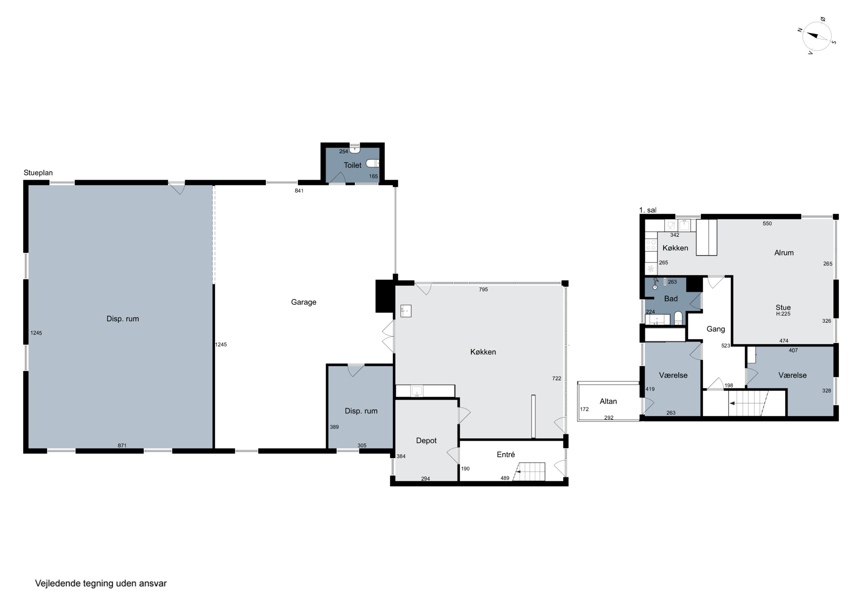 Plantegninger billede af Vestervigvej 81, 7755 Bedsted Thy