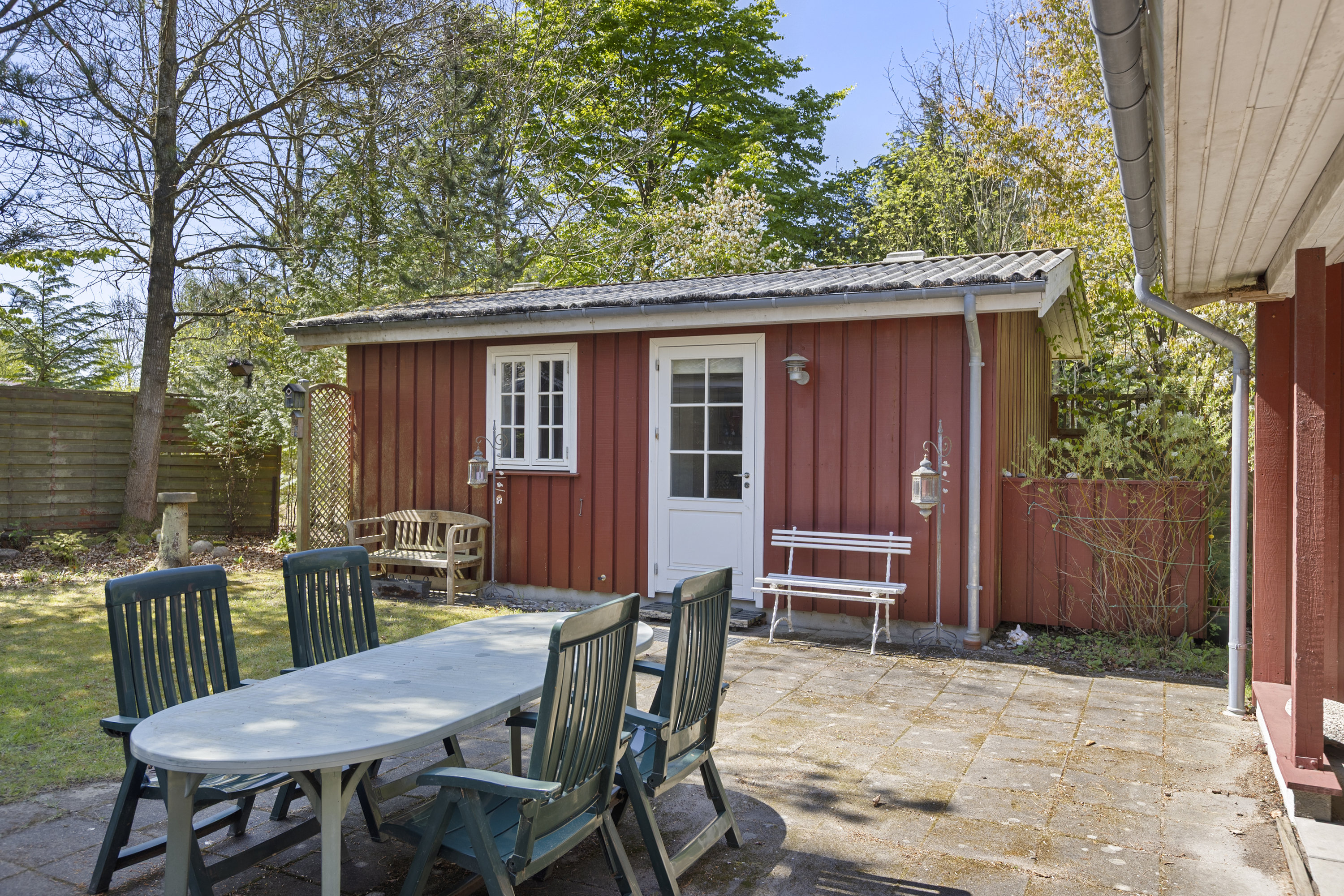 Fremhævet terrasse billede i fuldskærmstilstand. Billede af Kobjældevej 12, Bjerge Str, 4480 Store Fuglede