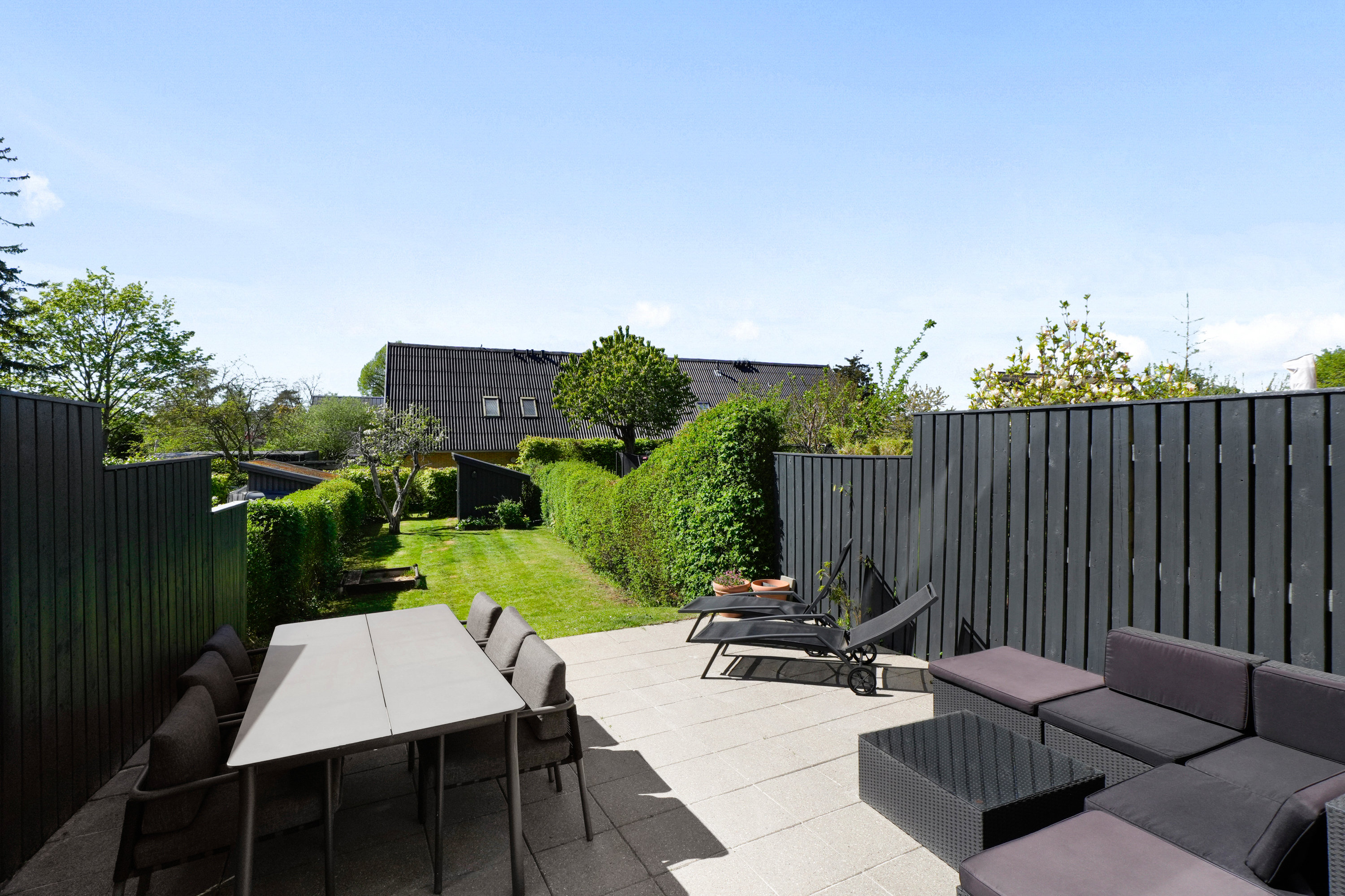 Rækkehus: Terrasse på Æblegården 7, 2800 Kongens Lyngby
