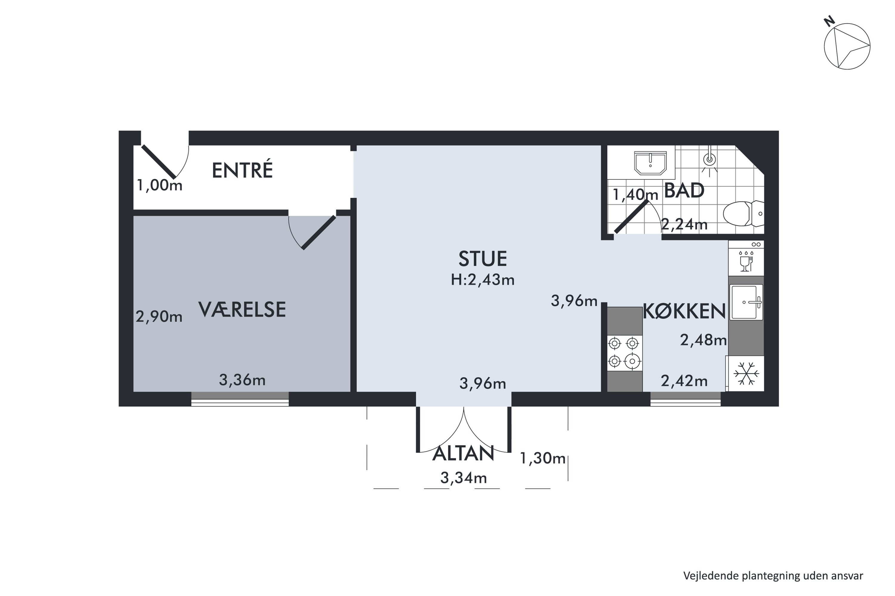 Plantegninger billede af Jansvej 2, st.. 2., 2300 København S