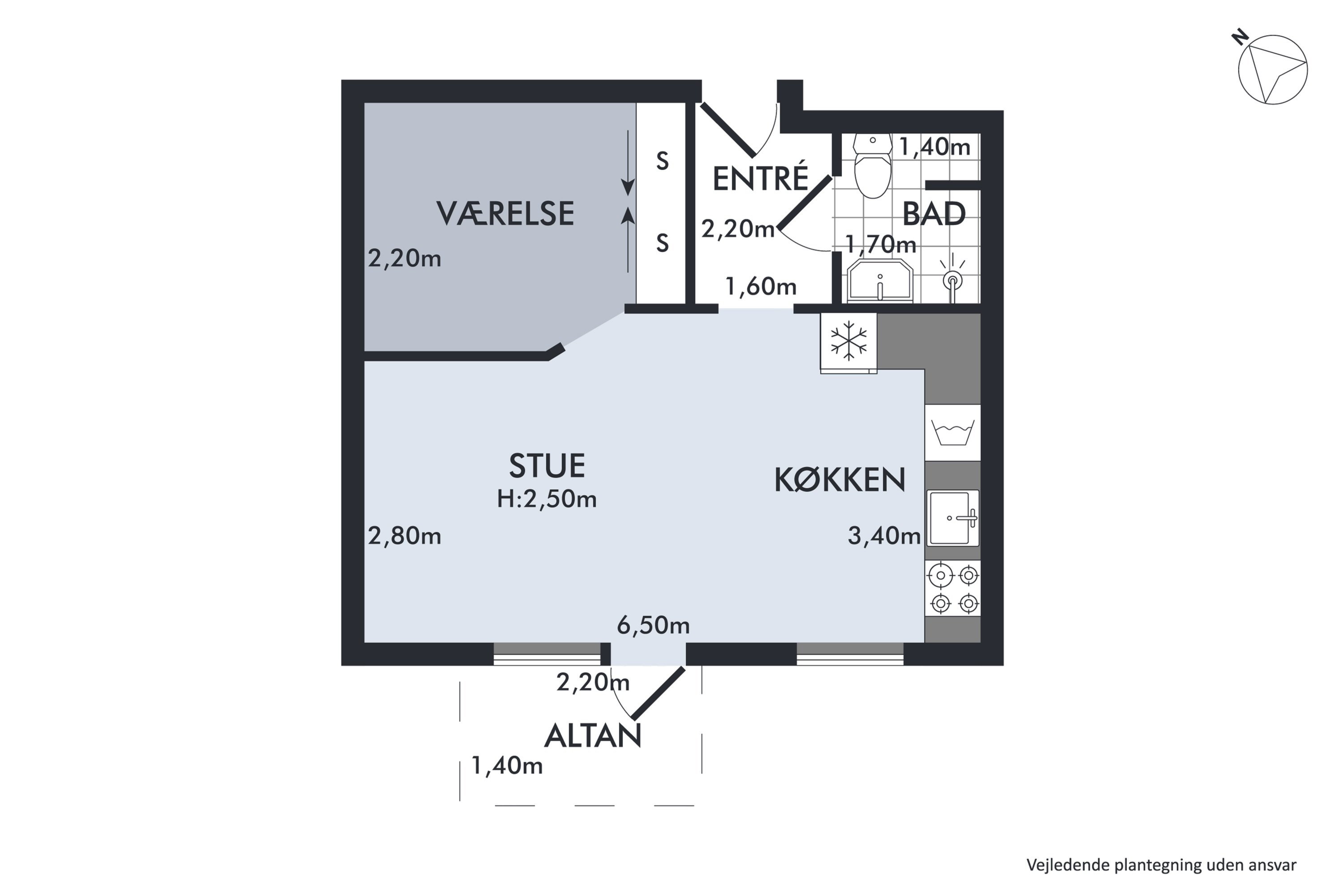 Plantegninger billede af Taastrup Have 16, 2. mf., 2630 Taastrup
