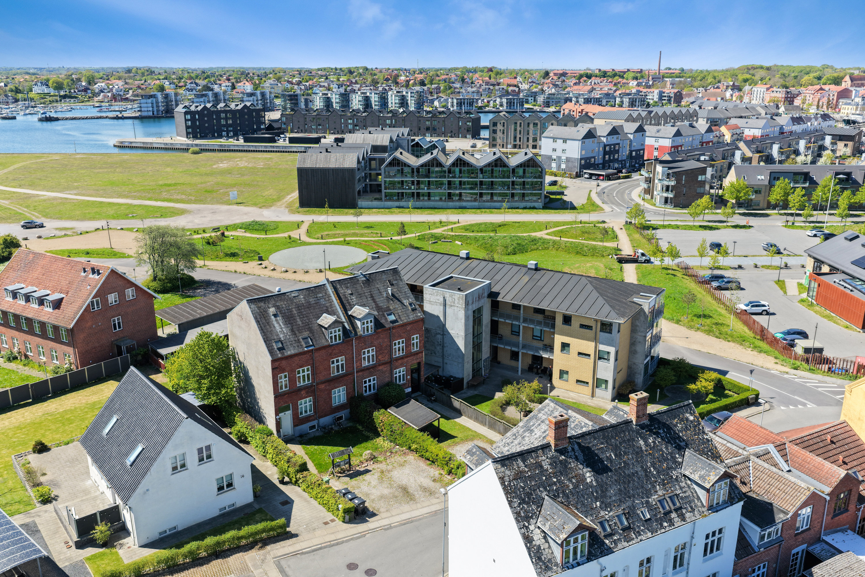 Fremhævet luftfoto billede i fuldskærmstilstand. Billede af Færgevej 1, 2. mf., 5800 Nyborg