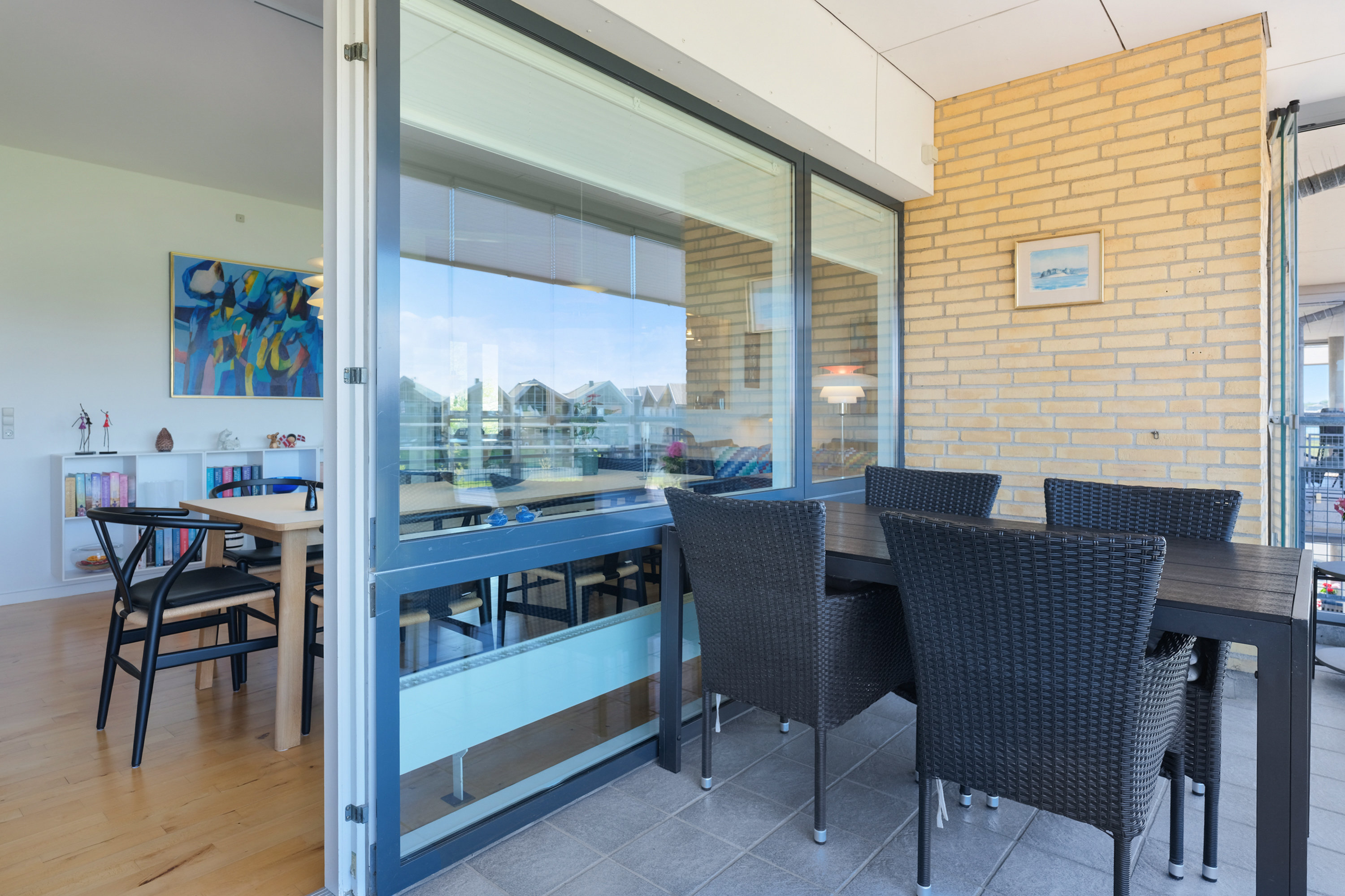 Fremhævet overdækket terrasse billede i fuldskærmstilstand. Billede af Færgevej 1, 2. mf., 5800 Nyborg