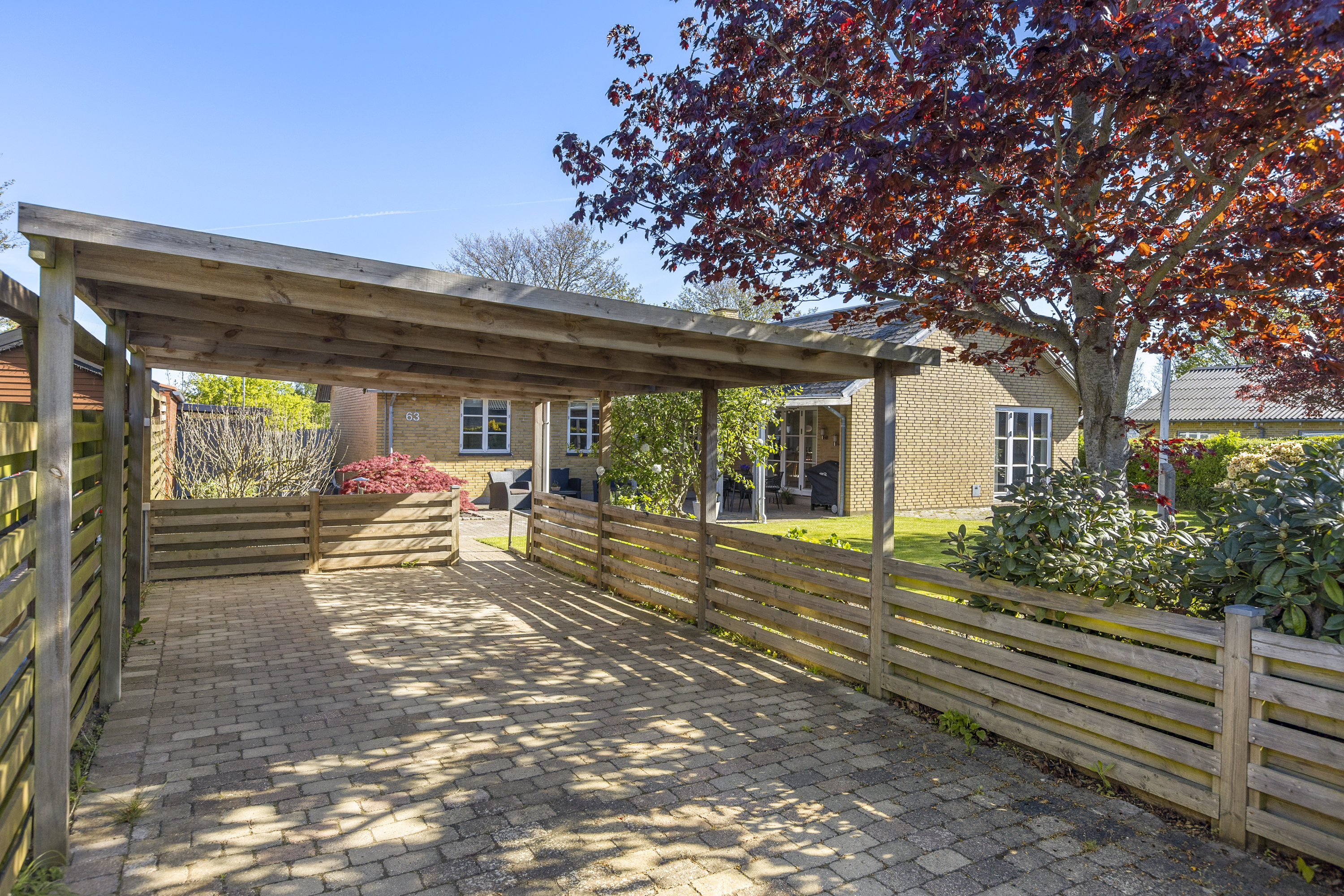 Fremhævet carport billede i fuldskærmstilstand. Billede af Tjørnevænget 63, Sydbyen, 4220 Korsør
