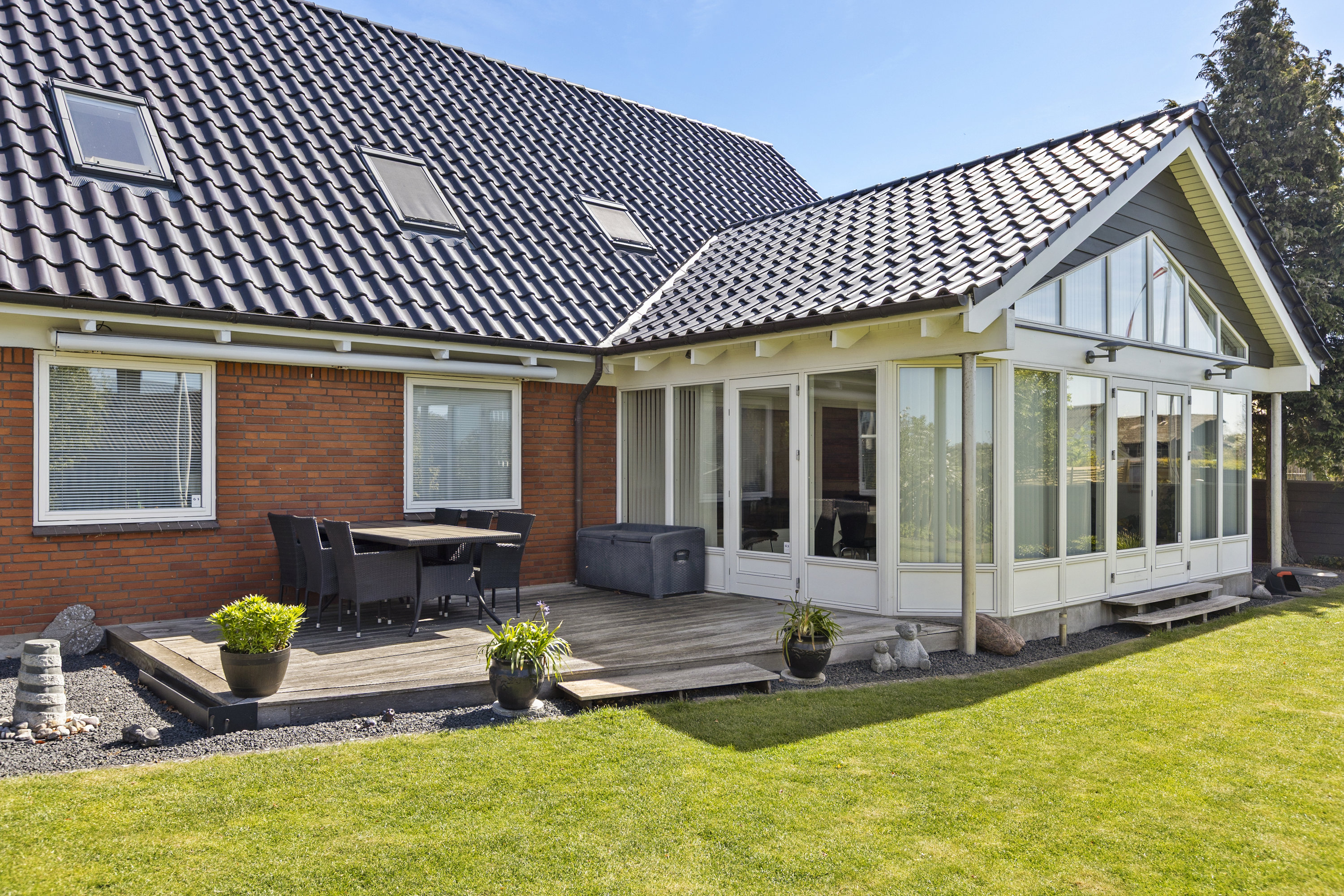Fremhævet terrasse billede i fuldskærmstilstand. Billede af Rosenvej 5, 4241 Vemmelev