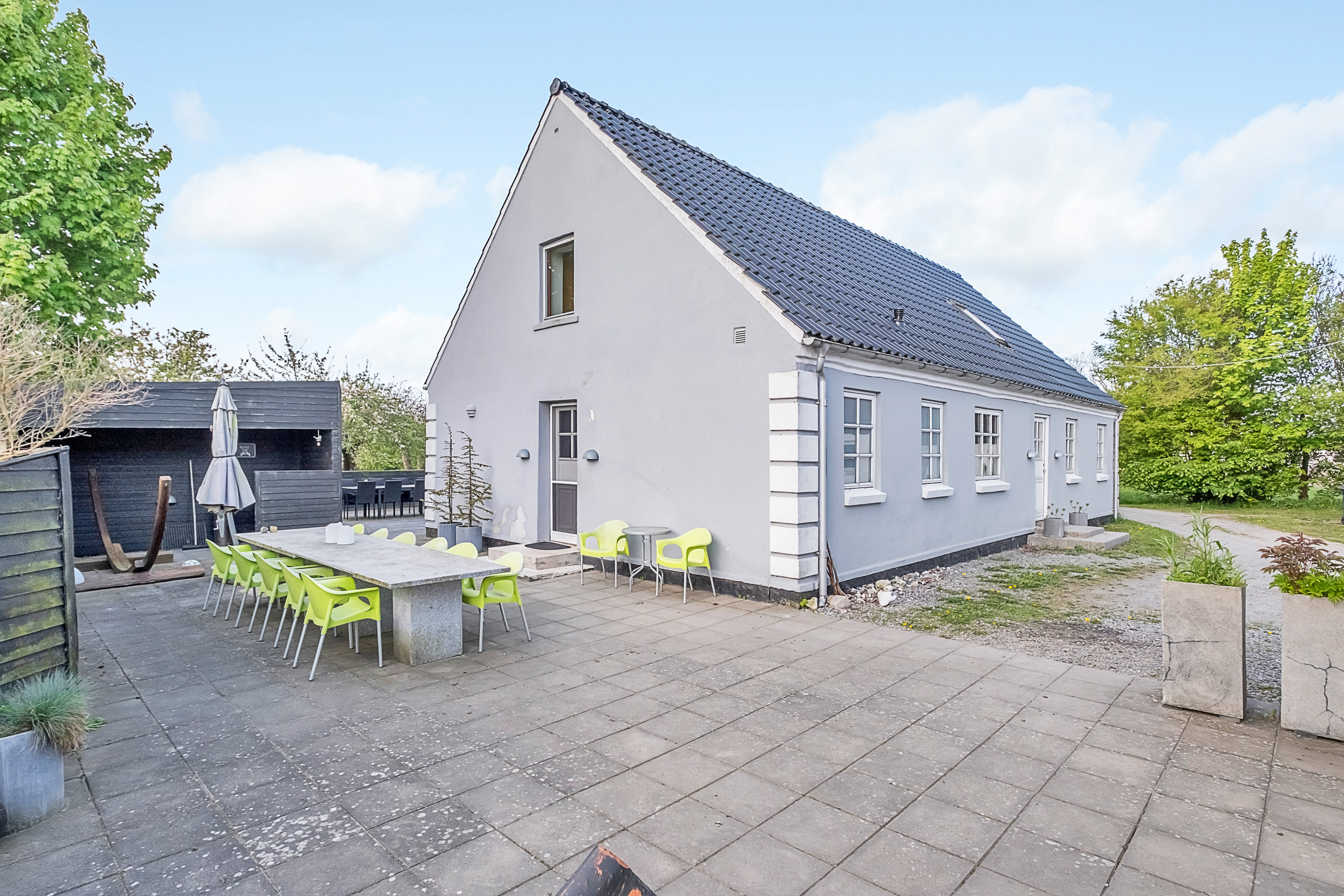 Fremhævet terrasse billede i fuldskærmstilstand. Billede af Clemensvej 5, Bendstrup, 8530 Hjortshøj