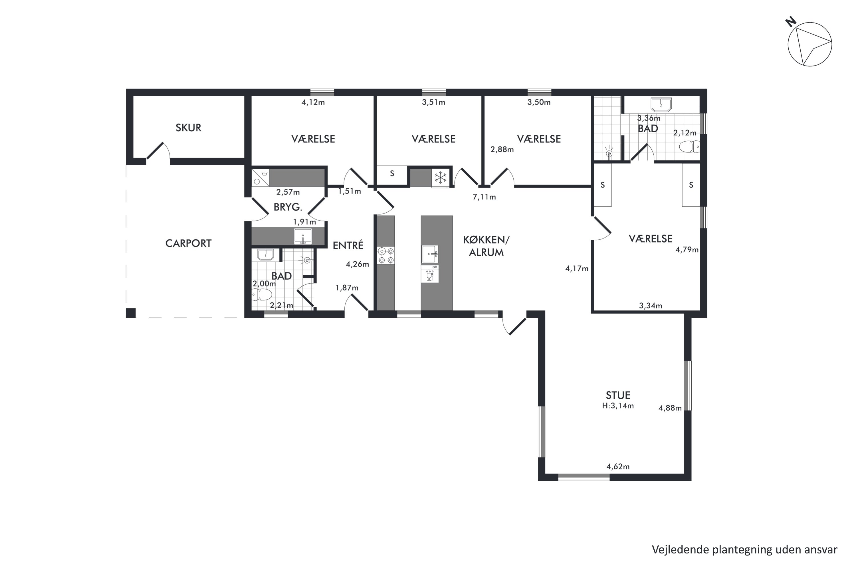 Plantegninger billede af Engholmgård 26, Tvis, 7500 Holstebro