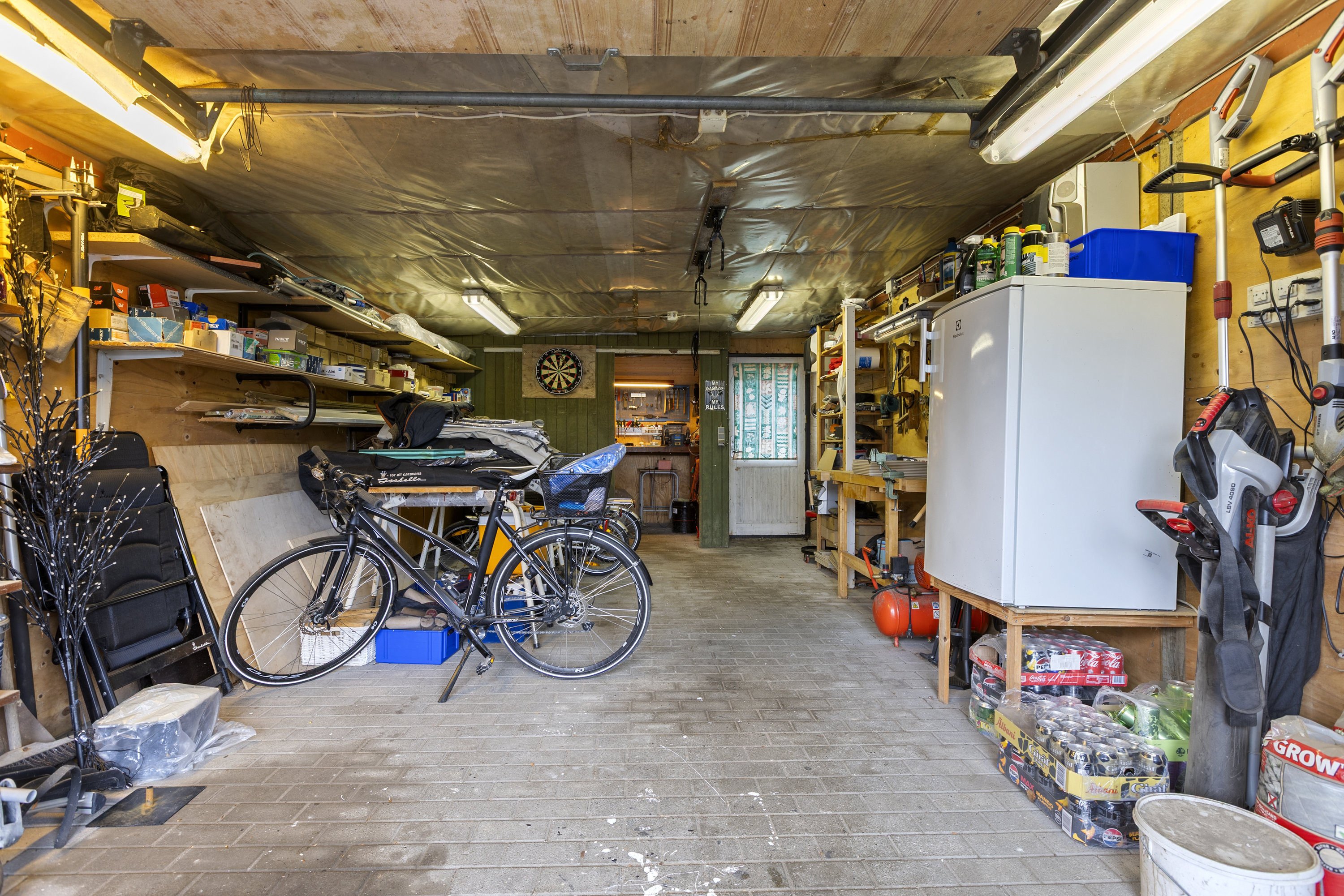 Fremhævet garage billede i fuldskærmstilstand. Billede af Tarps Alle 7, Vetterslev, 4100 Ringsted