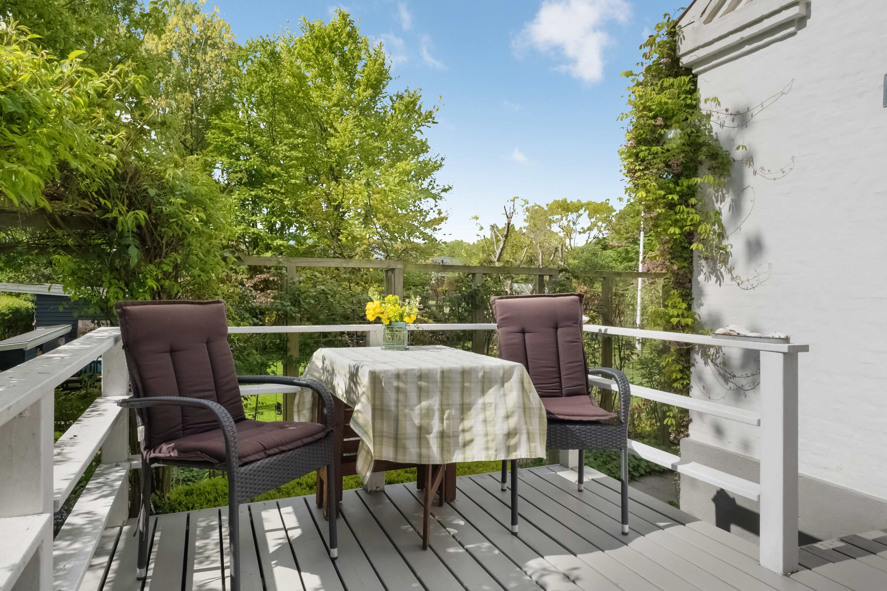 Fremhævet terrasse billede i fuldskærmstilstand. Billede af Nørregade 89, 5620 Glamsbjerg