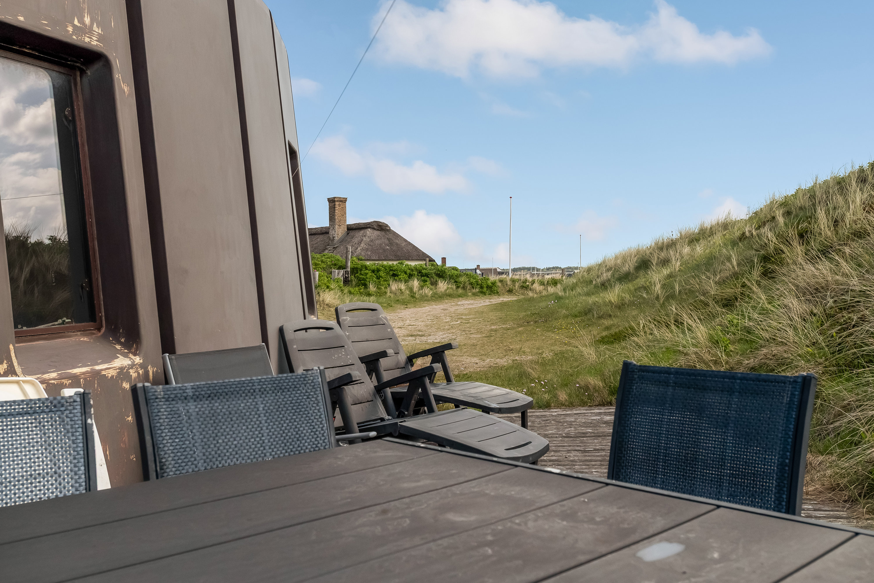 Fremhævet terrasse billede i fuldskærmstilstand. Billede af Hafavej 63, Søndervig, 6950 Ringkøbing