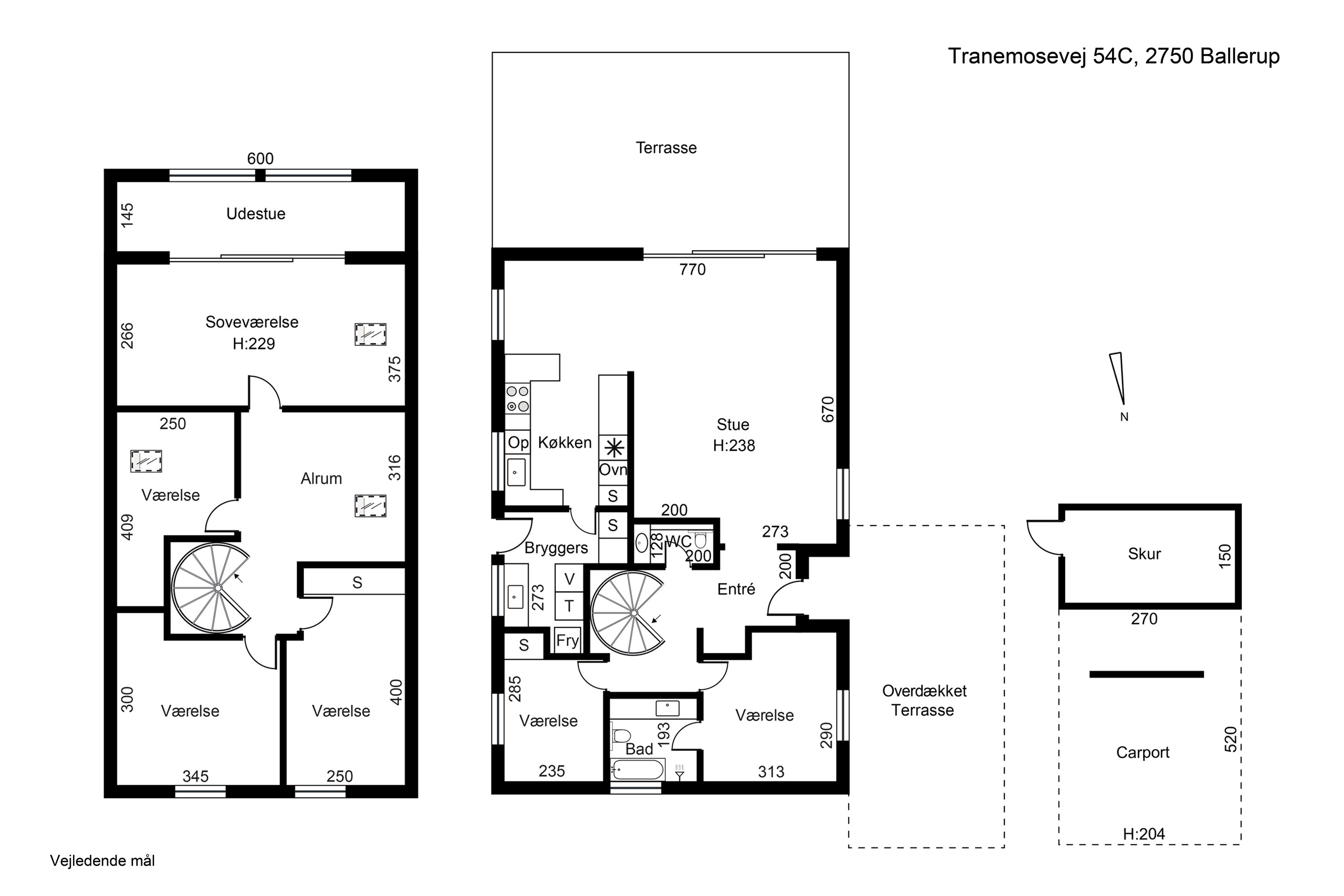 Plantegninger billede af Tranemosevej 54C, 2750 Ballerup