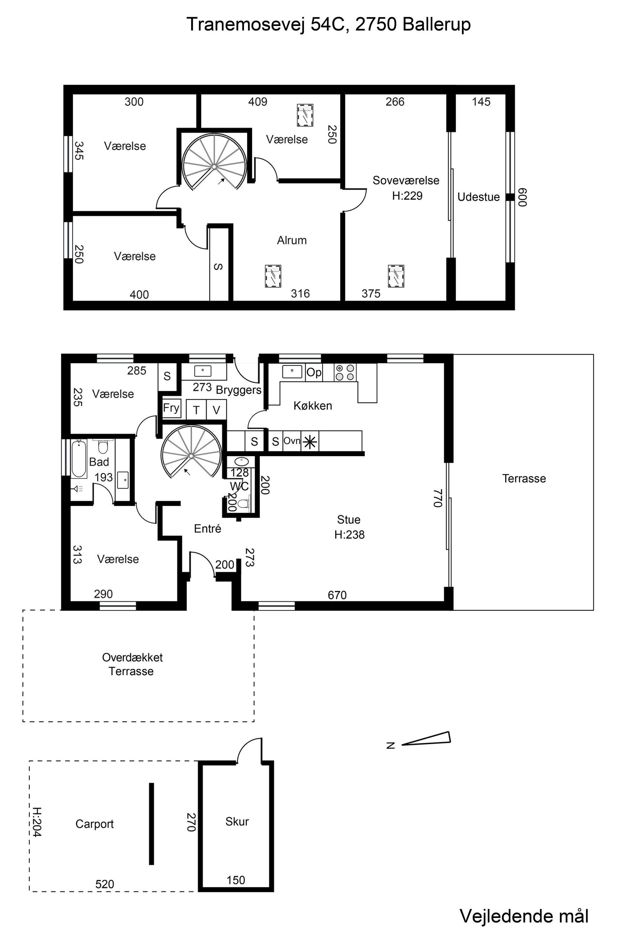 Plantegninger billede af Tranemosevej 54C, 2750 Ballerup