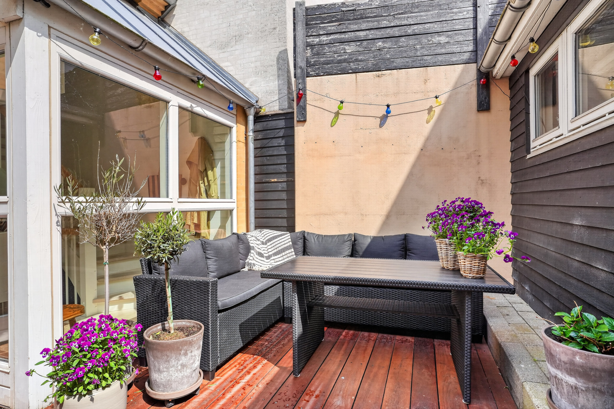 Fremhævet terrasse billede i fuldskærmstilstand. Billede af Torvet 4F, 3400 Hillerød