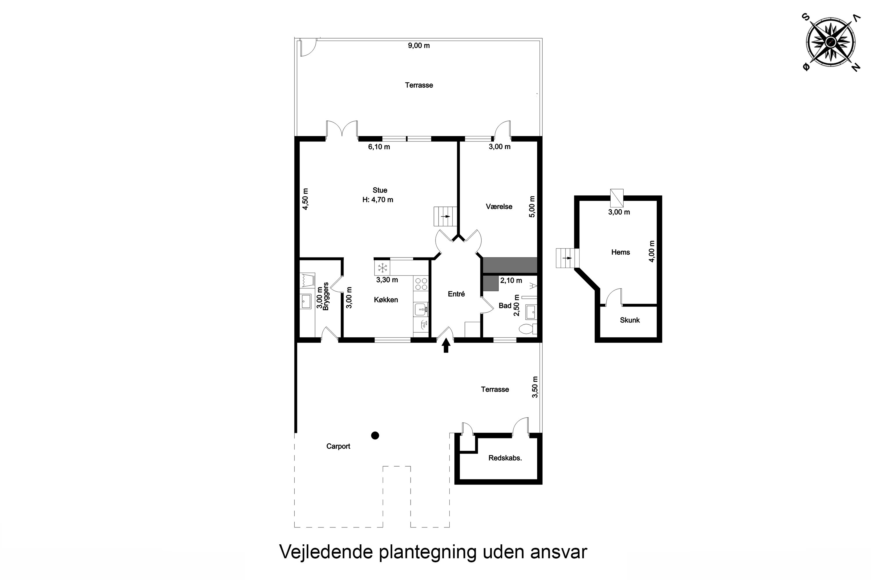 Plantegninger billede af Vesterrøn 20, 5700 Svendborg