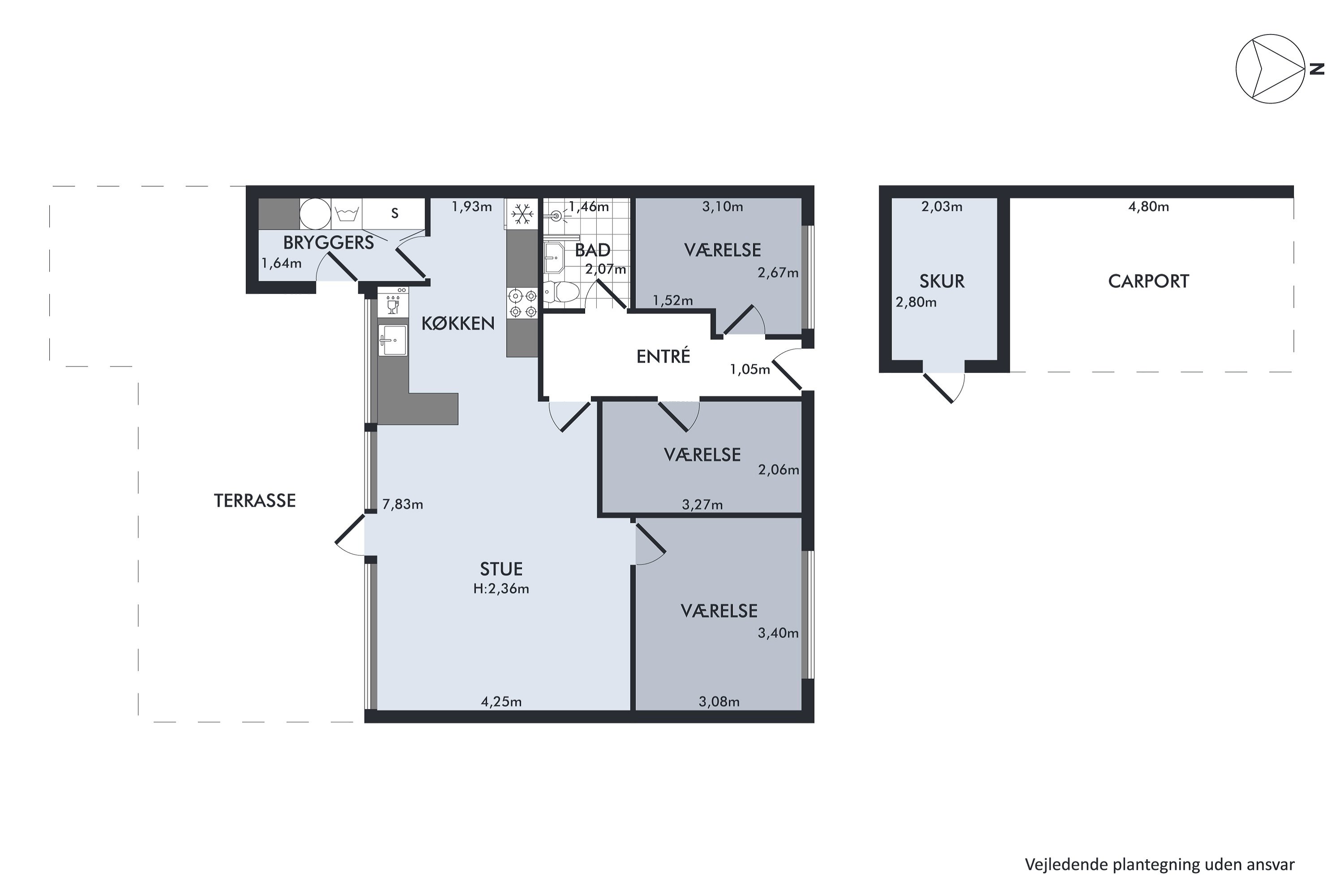 Plantegninger billede af Miovænget 4, Søhus, 5270 Odense N