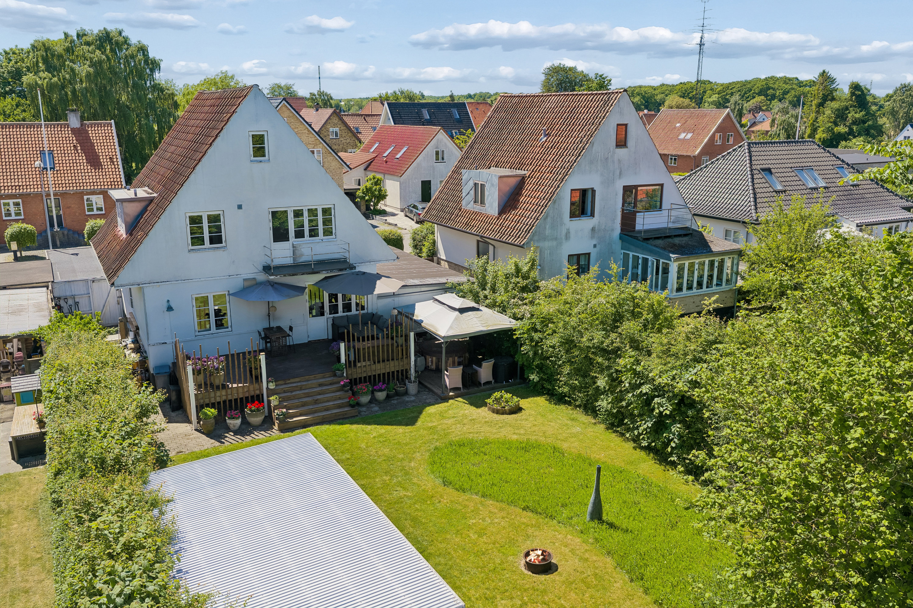 Fremhævet luftfoto billede i fuldskærmstilstand. Billede af Kildetoften 3, Tarup, 5210 Odense NV