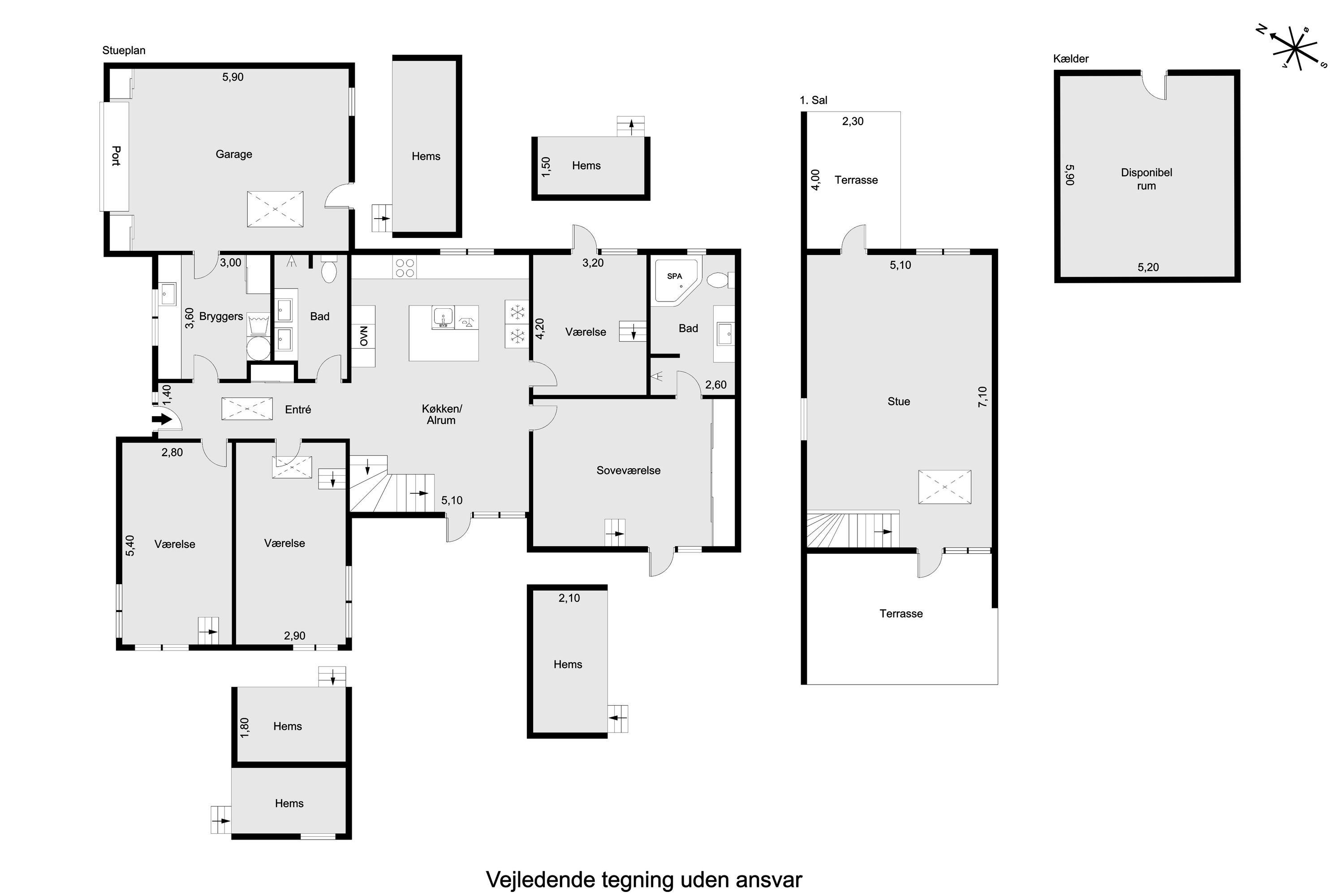 Plantegninger billede af Elmehaven 42, 8520 Lystrup