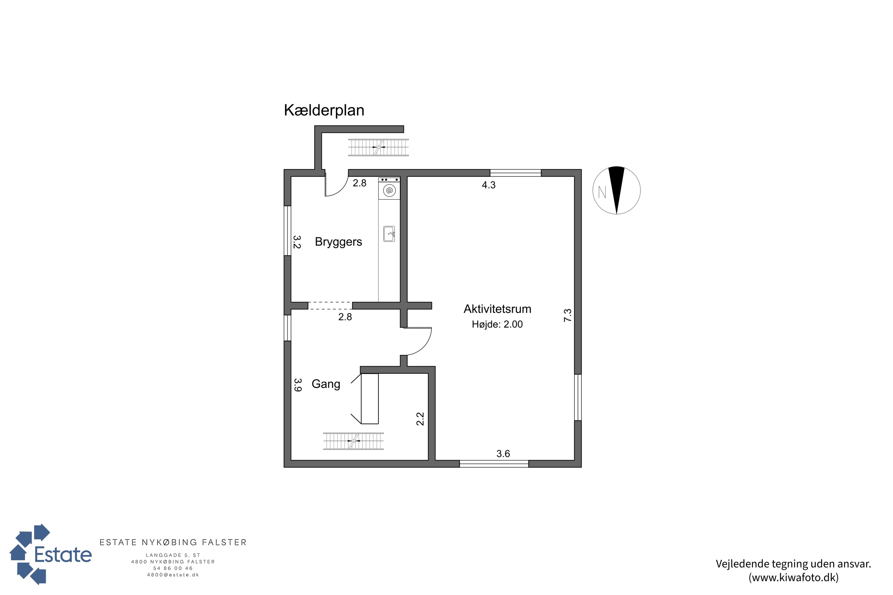 Plantegninger billede af Kraghave Møllevej 8, Kraghave, 4800 Nykøbing F