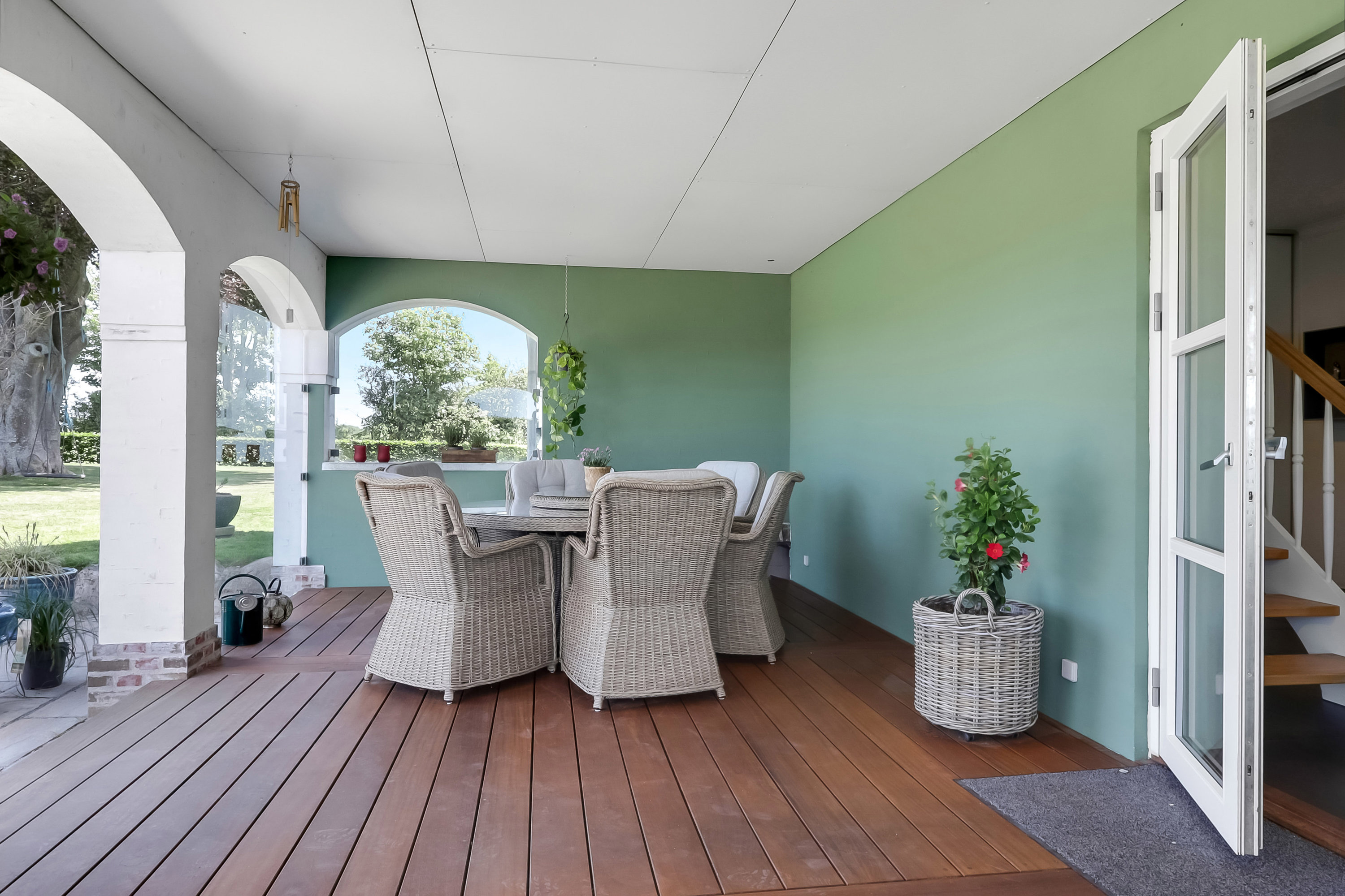Fremhævet terrasse billede i fuldskærmstilstand. Billede af Åbyskovvej 4, 5881 Skårup Fyn