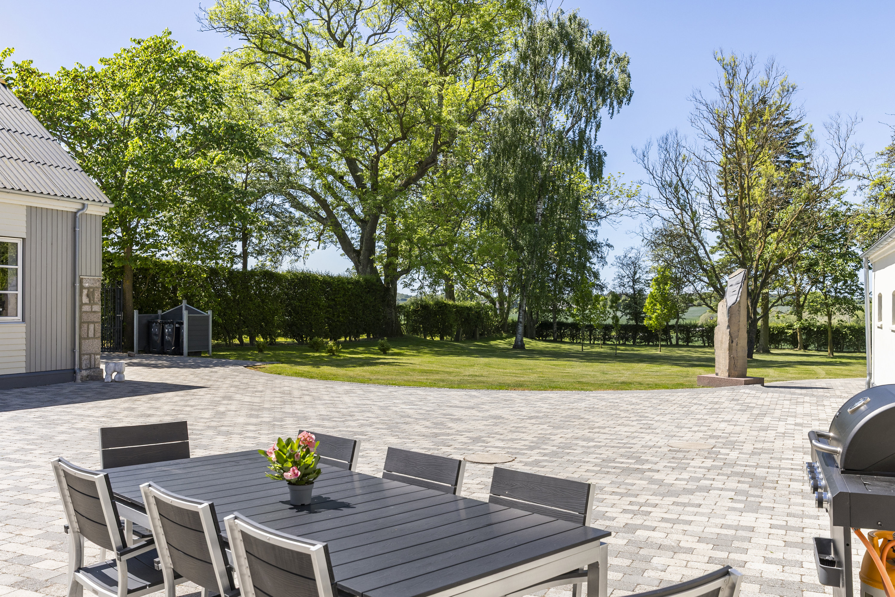 Fremhævet terrasse billede i fuldskærmstilstand. Billede af Valmosevej 30, Nåby, 4160 Herlufmagle