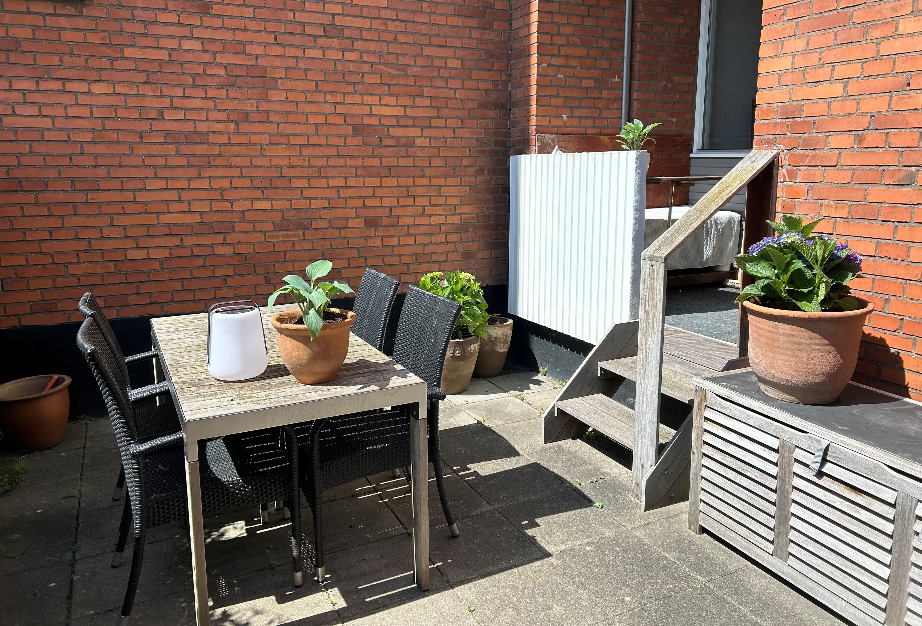 Fremhævet terrasse billede i fuldskærmstilstand. Billede af Gasværksvej 10, st. tv., 2970 Hørsholm