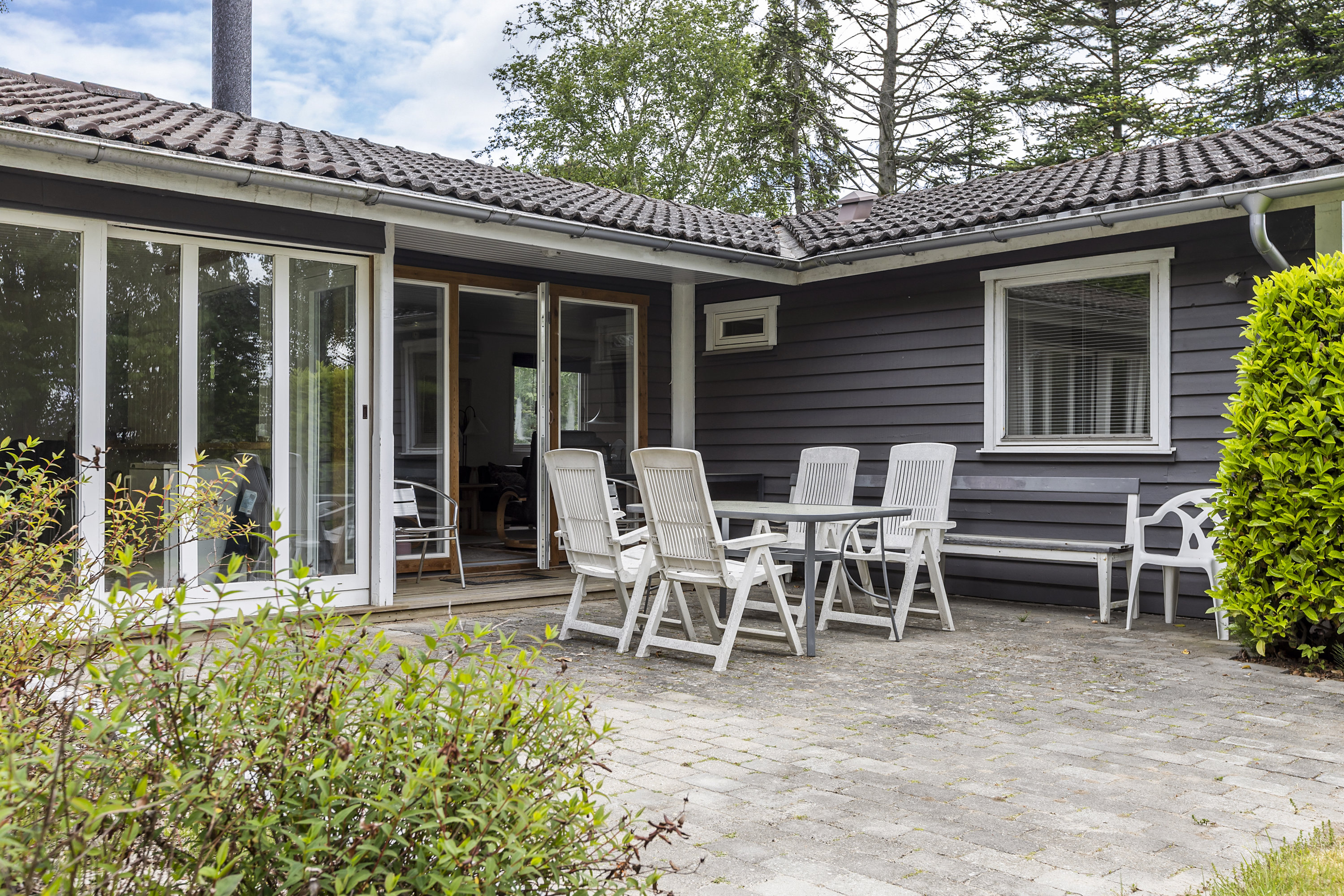 Miniaturebillede 2: terrasse. Billede af Storkevænget 24, Vellerup, 4050 Skibby