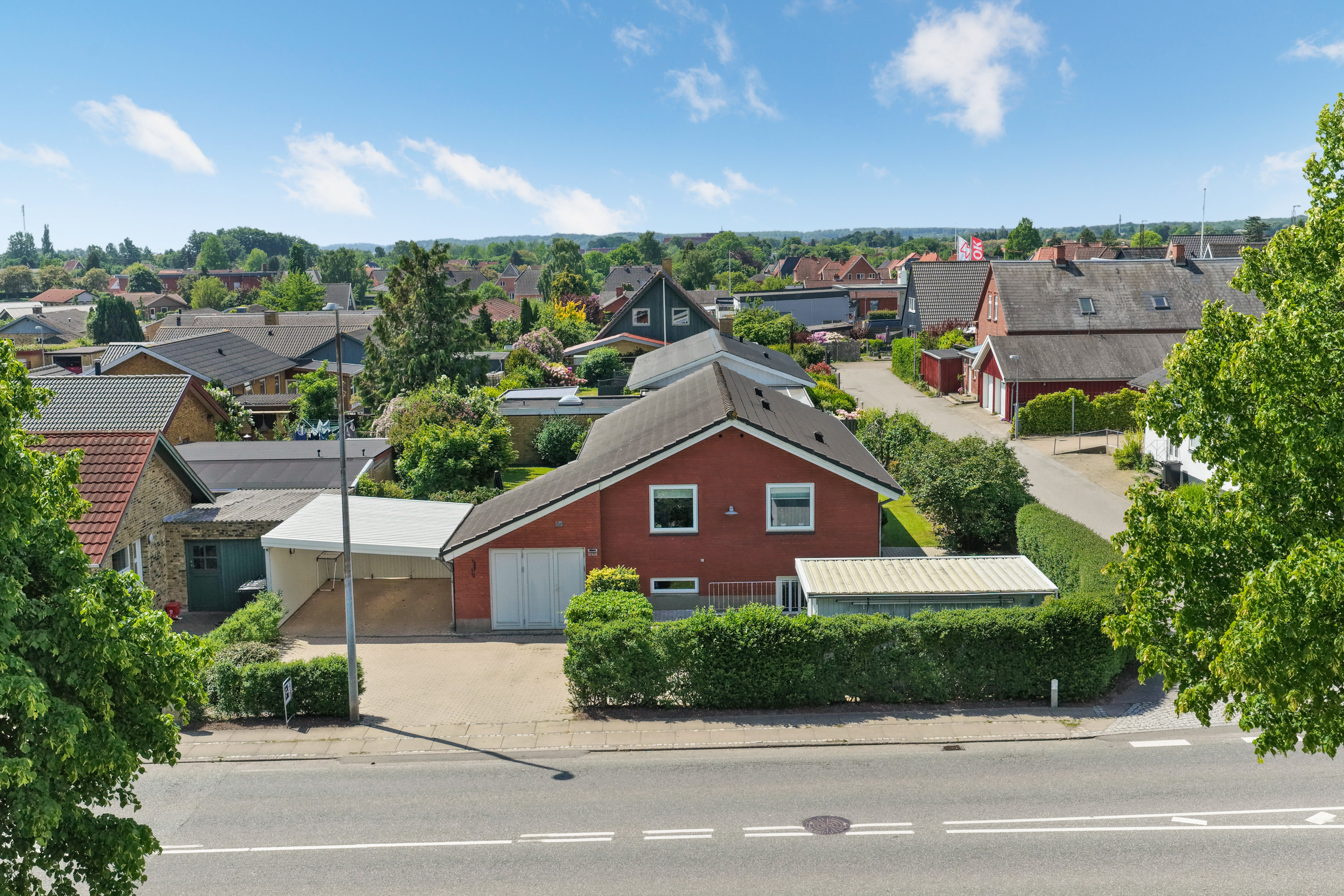 Miniaturebillede 1: luftfoto. Billede af Fynsvej 24, 5500 Middelfart