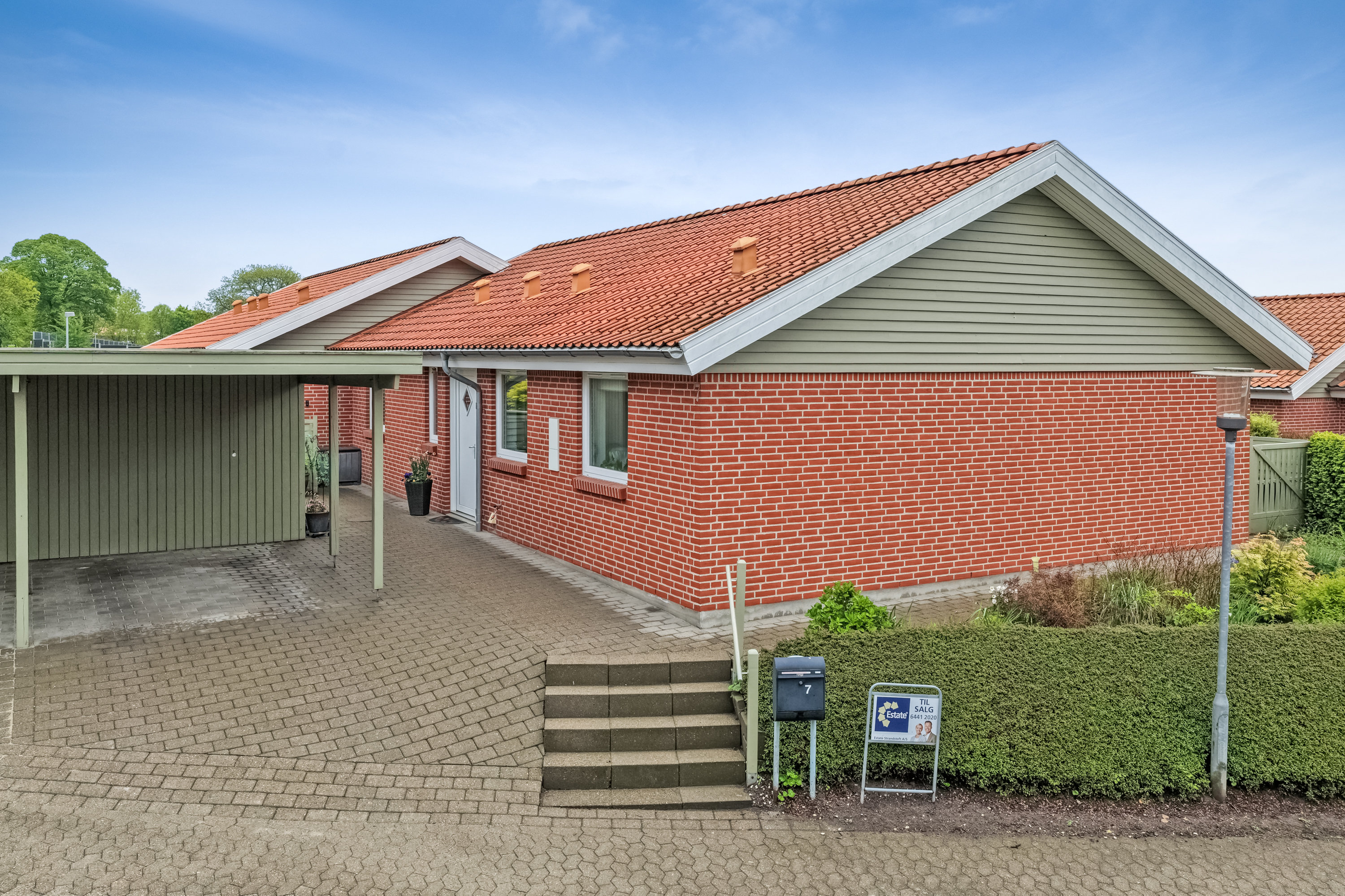 Andelsbolig: Facade på Nøddeplantagen 7, Snoghøj, 7000 Fredericia