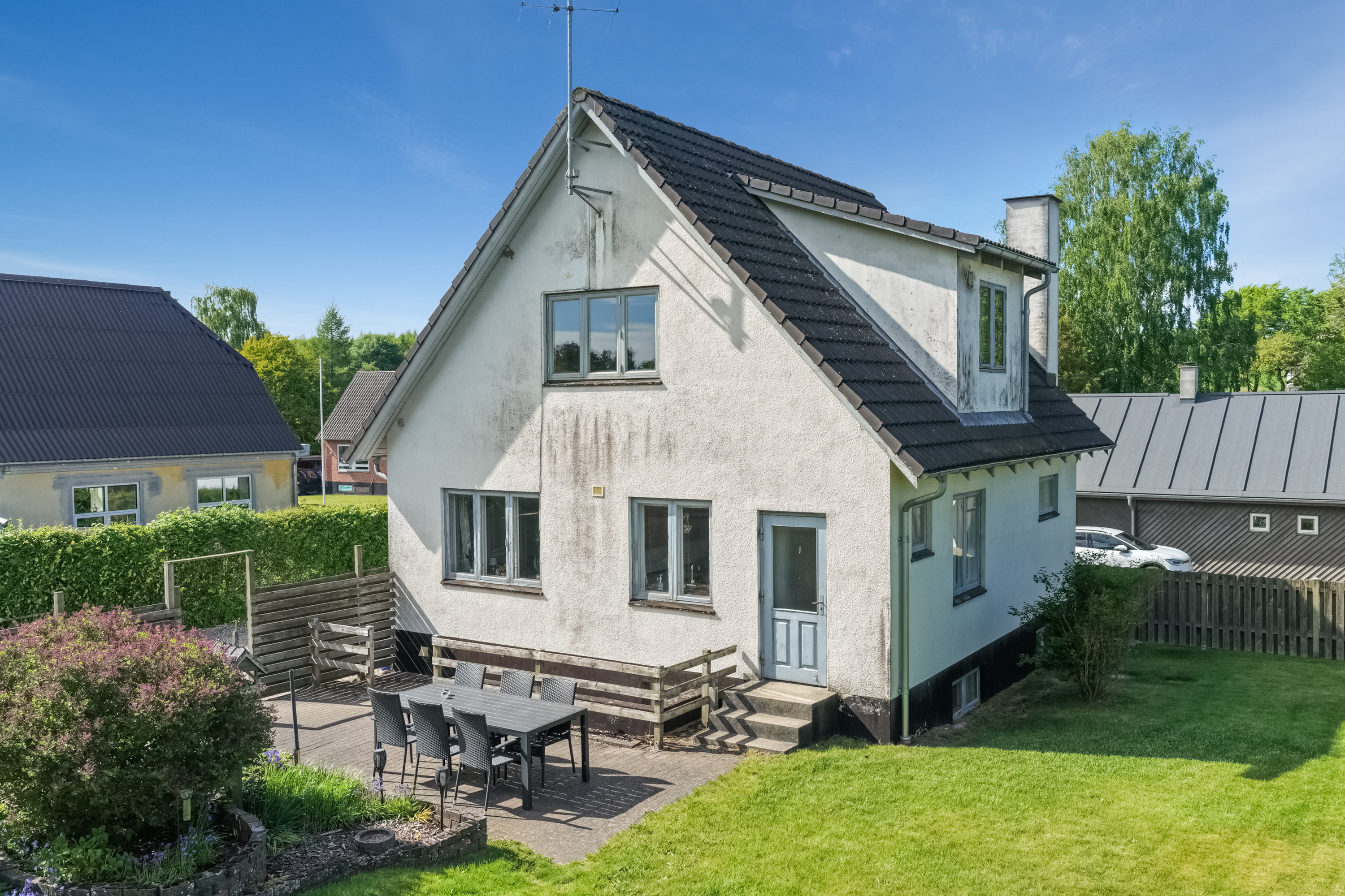 Fremhævet terrasse billede i fuldskærmstilstand. Billede af Akkerupvej 70, 5683 Haarby
