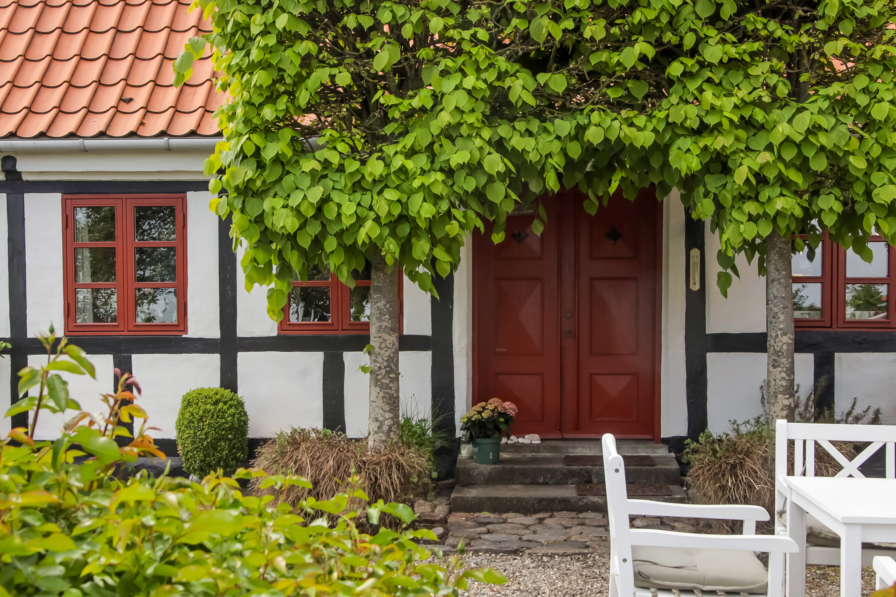 Fremhævet terrasse billede i fuldskærmstilstand. Billede af Nederste Skovbymark 8, 5985 Søby Ærø