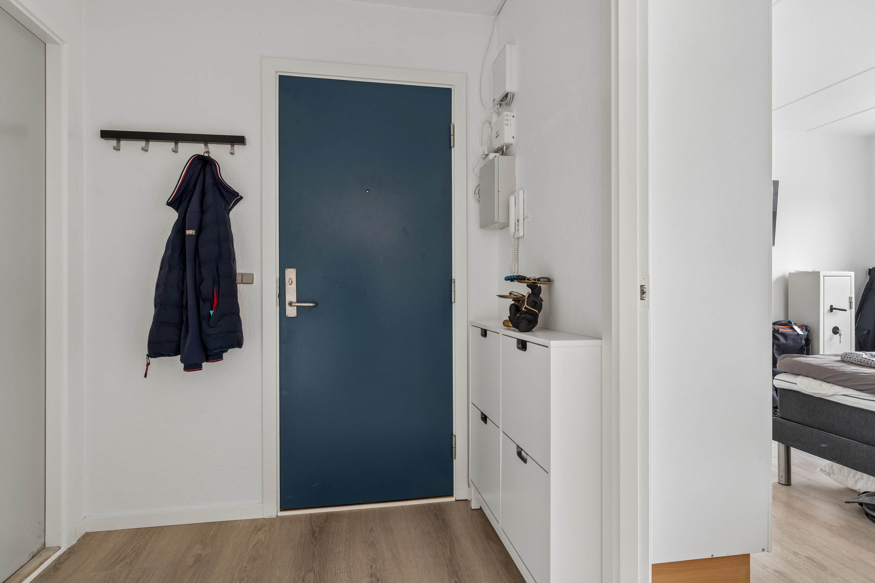 Fremhævet entré billede i fuldskærmstilstand. Billede af Sønderbro 4B, 2. th., 9000 Aalborg