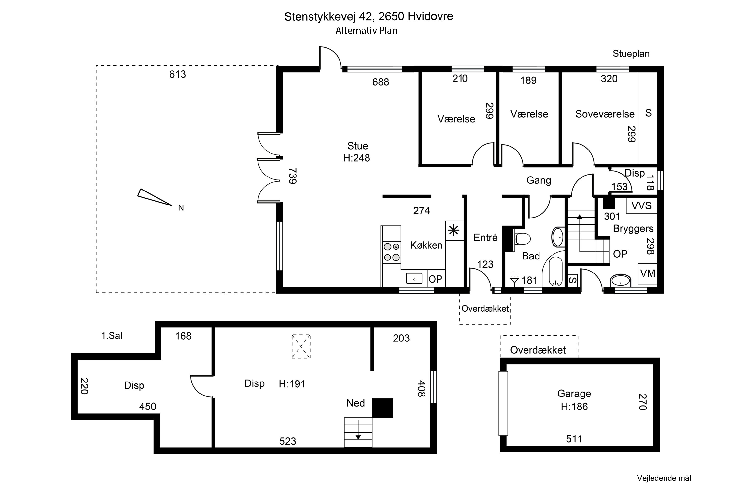 Plantegninger billede af Stenstykkevej 42, 2650 Hvidovre