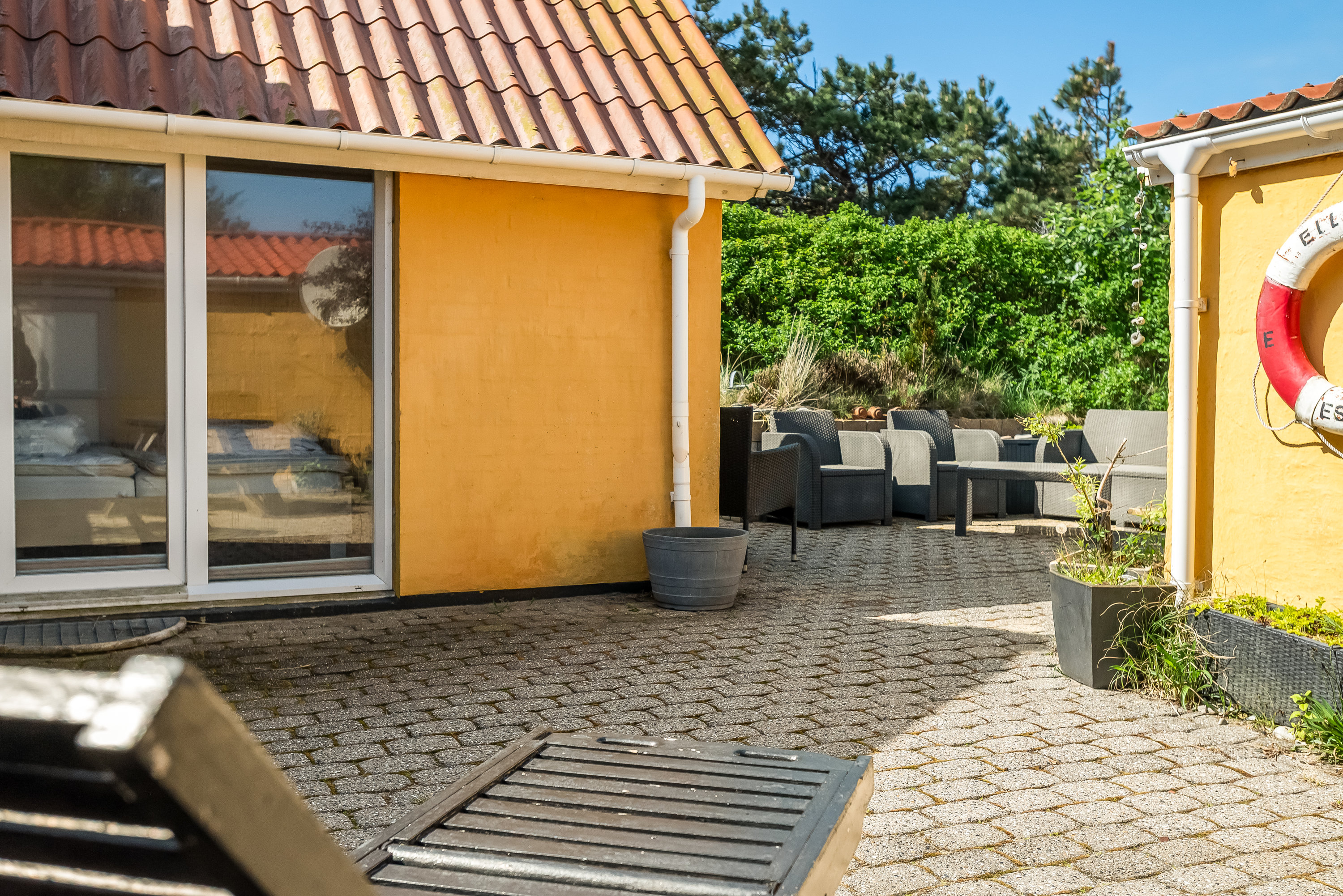 Fremhævet terrasse billede i fuldskærmstilstand. Billede af Vestklitvej 30D, st.. 4., Klegod, 6950 Ringkøbing