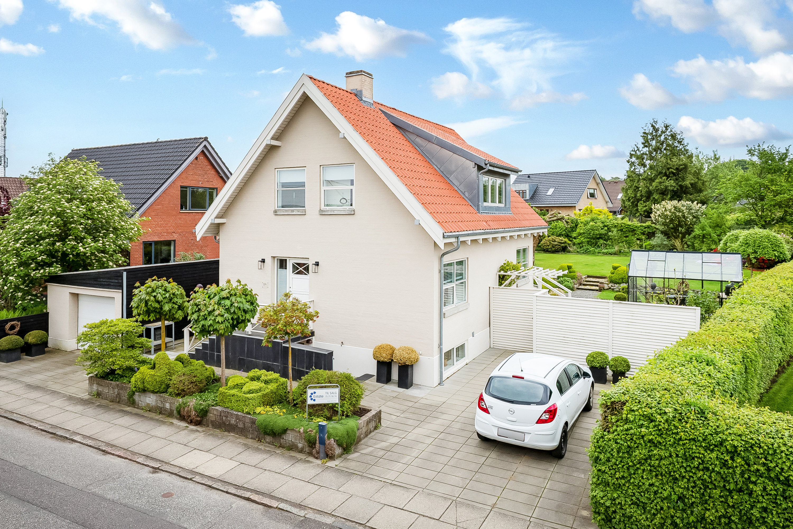 Villa: Mastefoto på Elsdyrvej 2, 7100 Vejle