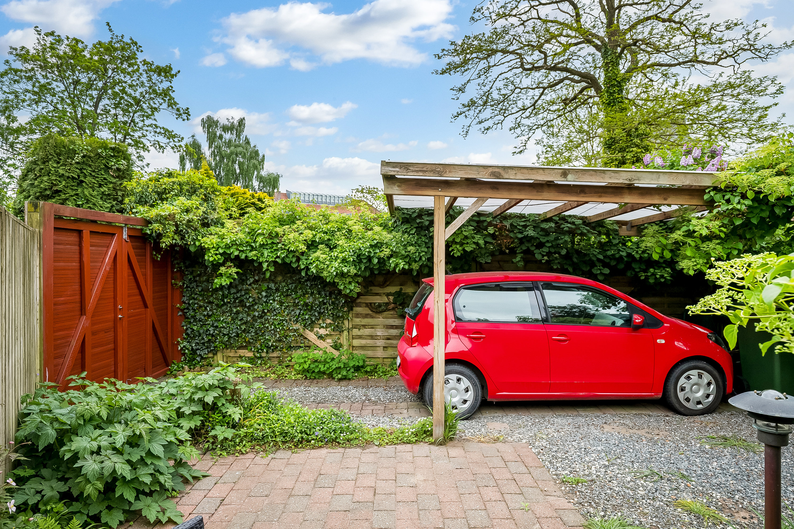 Fremhævet carport billede i fuldskærmstilstand. Billede af Nørrebrogade 52, 7100 Vejle