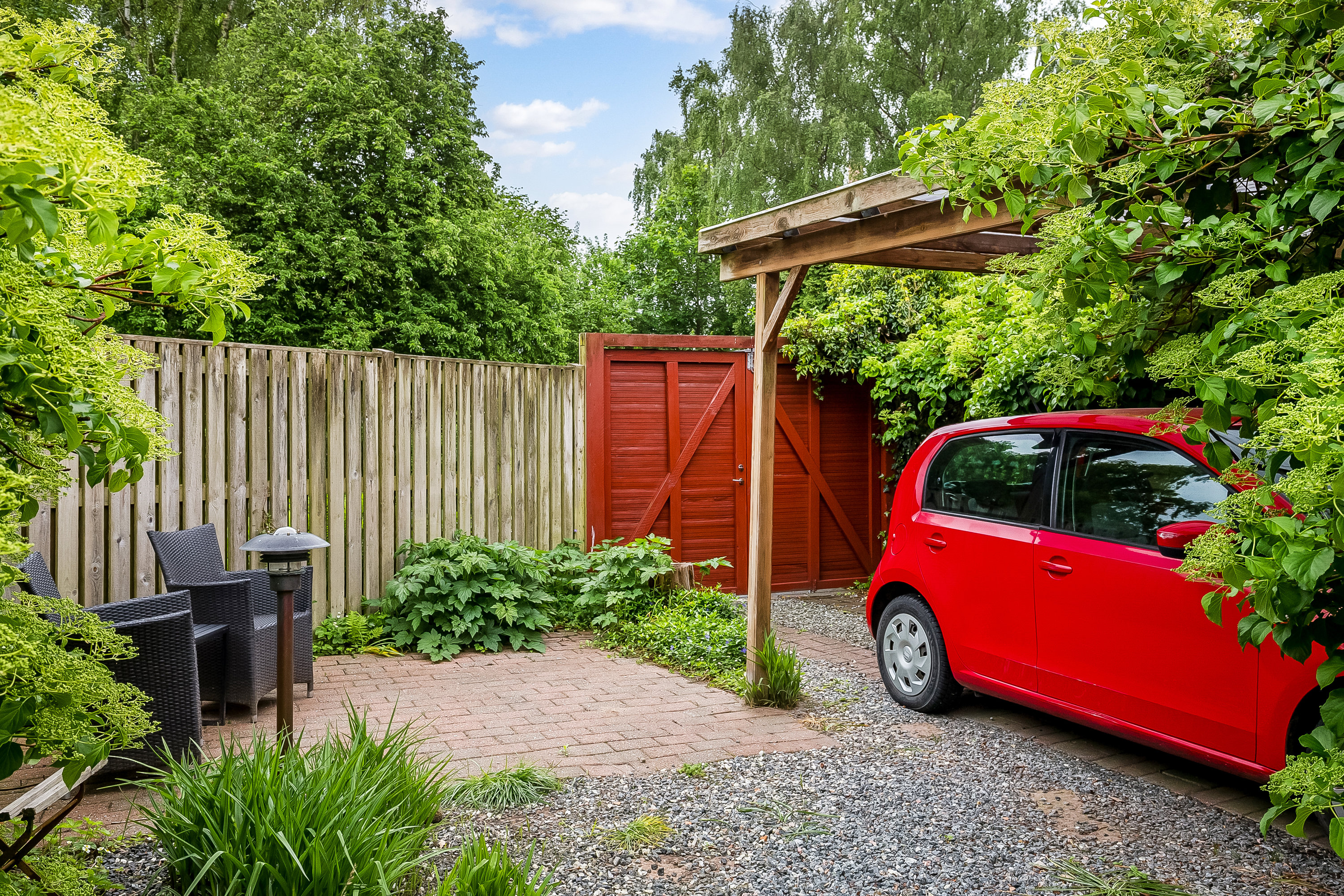 Fremhævet carport billede i fuldskærmstilstand. Billede af Nørrebrogade 52, 7100 Vejle